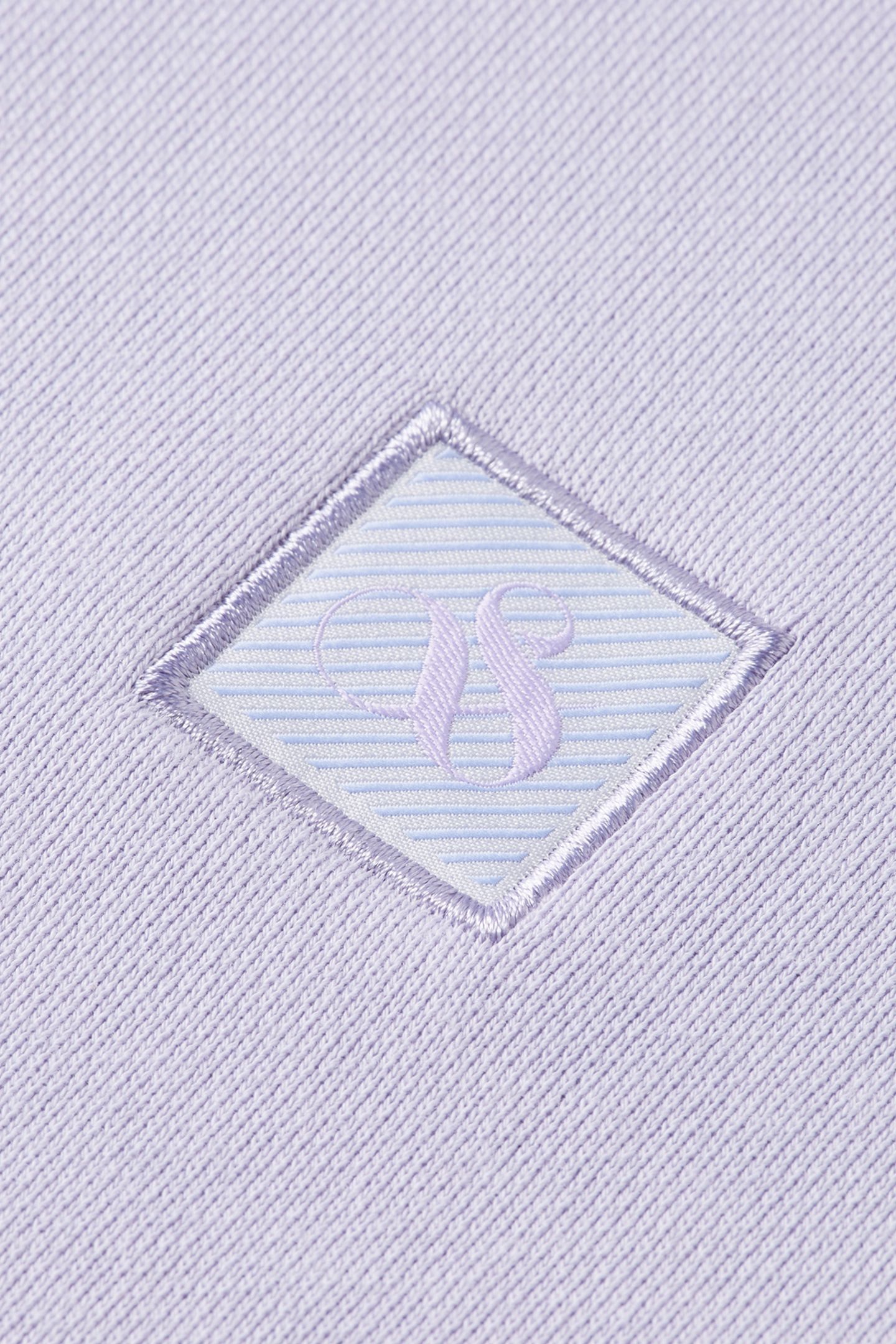 REGULAR-FIT LOGO BADGE HOODIE LANGUID LAVENDER 3
