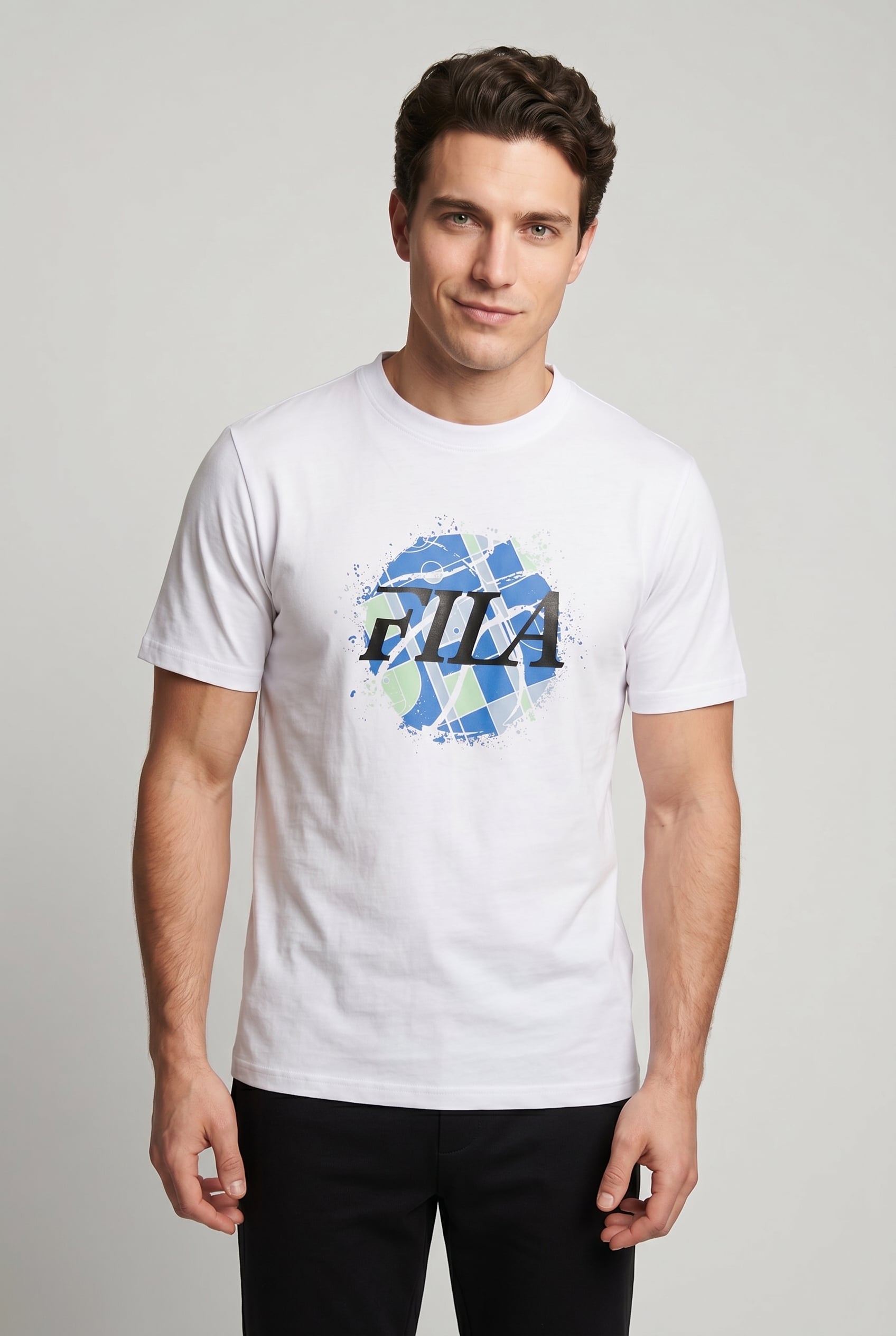 ZAMOS GRAPHIC LOGO TEE BRIGHT WHITE 1