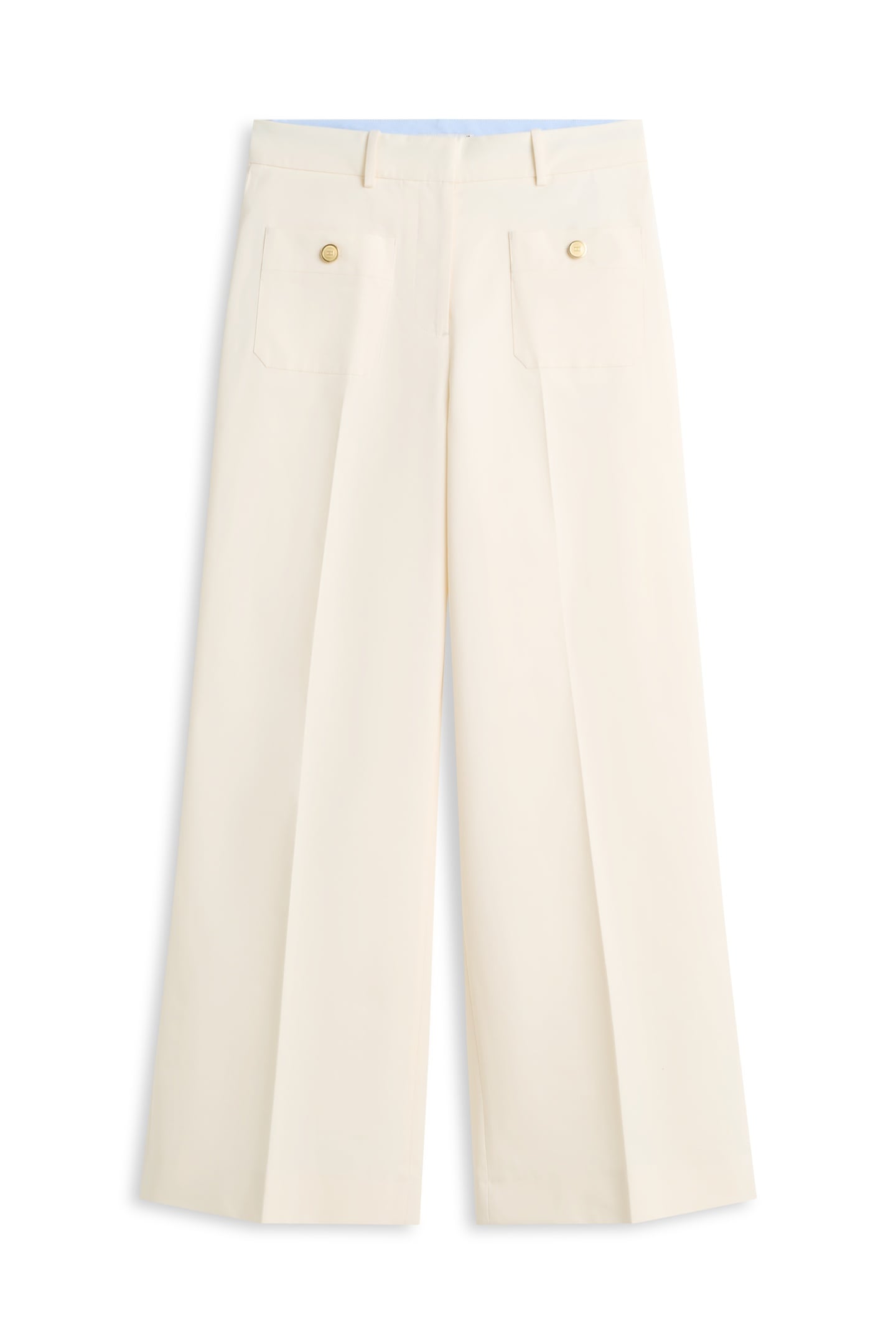 PREPPY COTTON WIDE LEG PANTS CALICO 4