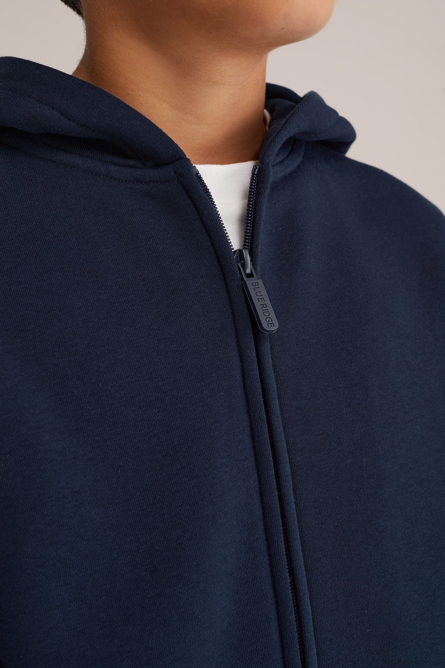 CARDIGAN WITH HOOD NAVY BLUE 5