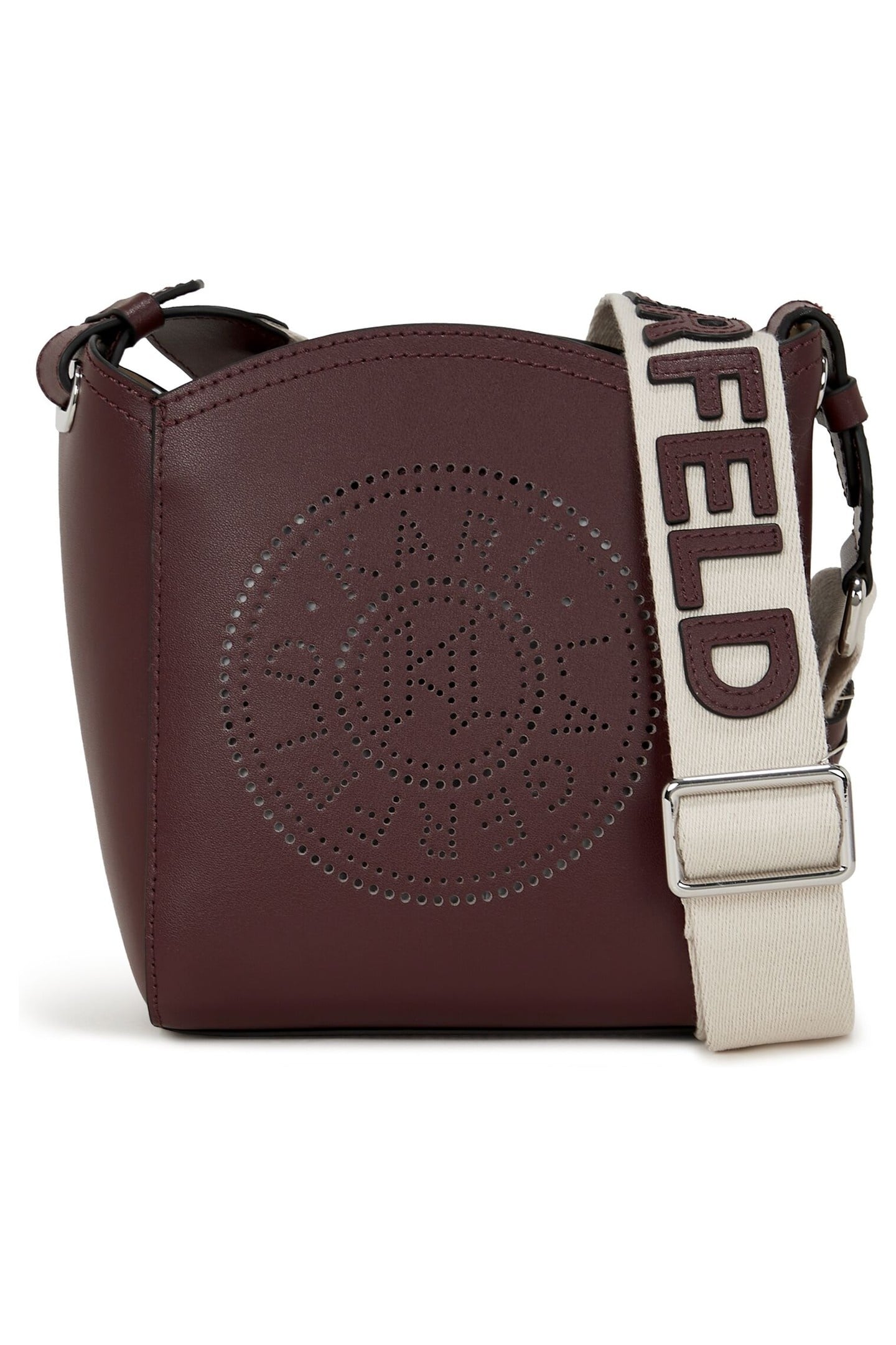 K/CIRCLE SMALL BUCKET PERFORATED WINDSOR BURGUNDY 1