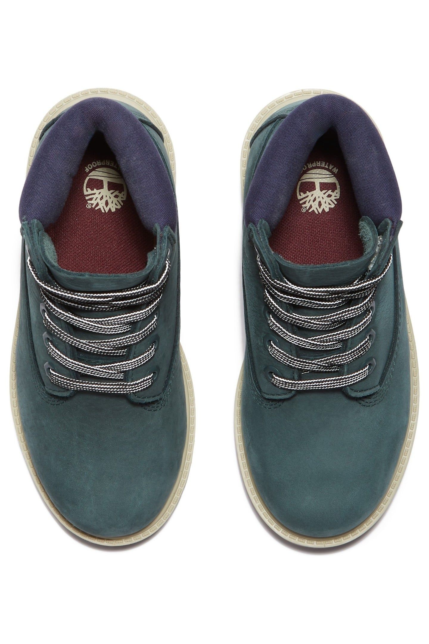 6 INCH LACE UP WATERPROOF BOOT DK GRN NUBUCK 4