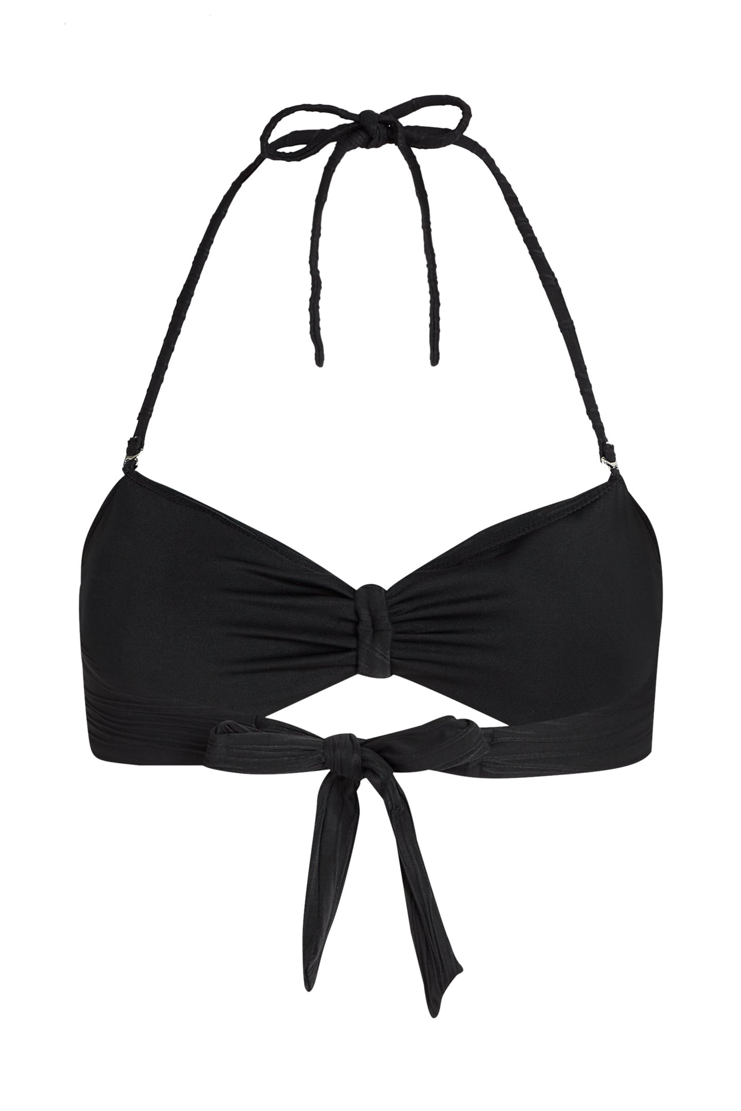KARL RIB BANDEAU TOP BLACK 5
