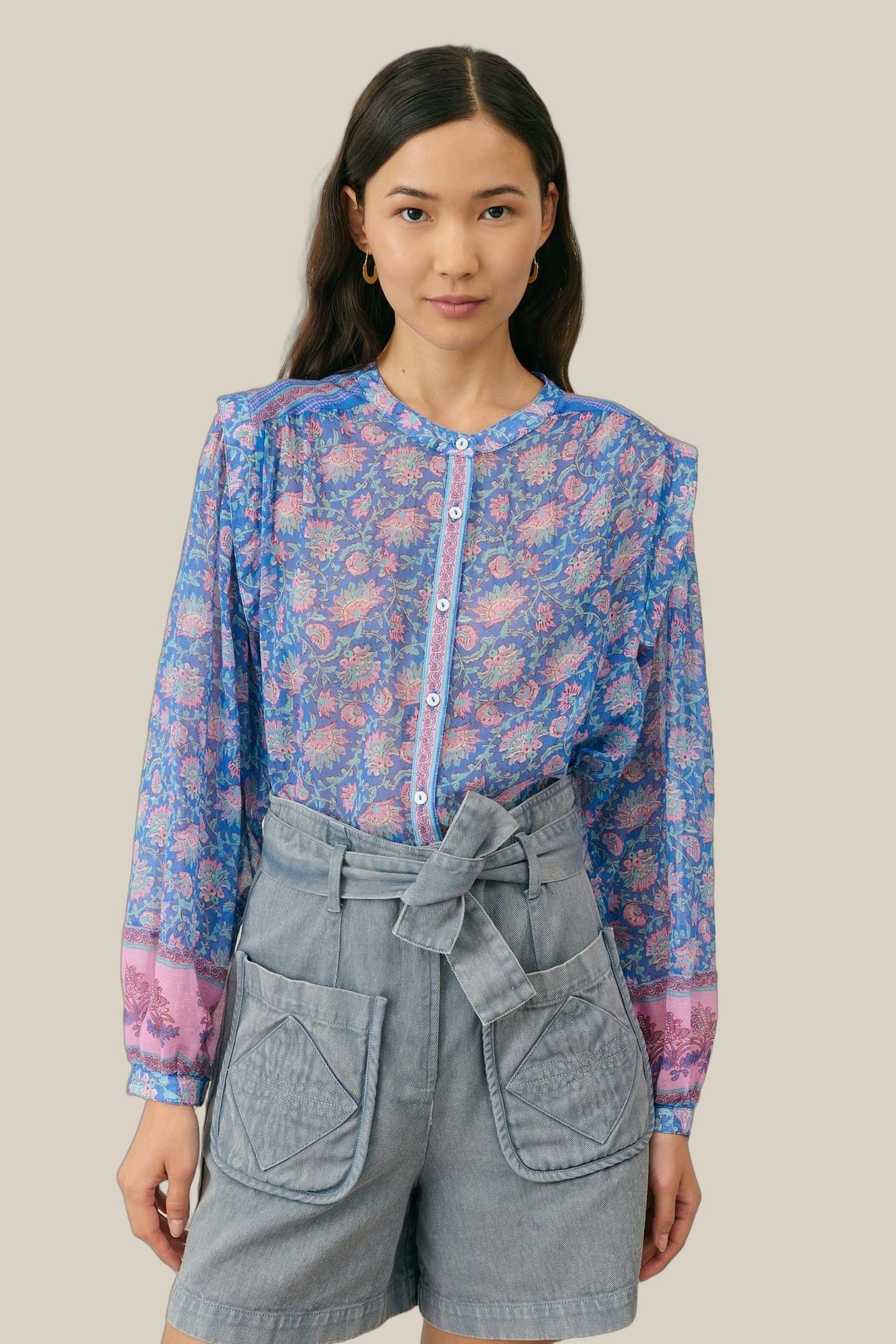 SHIRT JANE BLUE CAPRI COVE 1