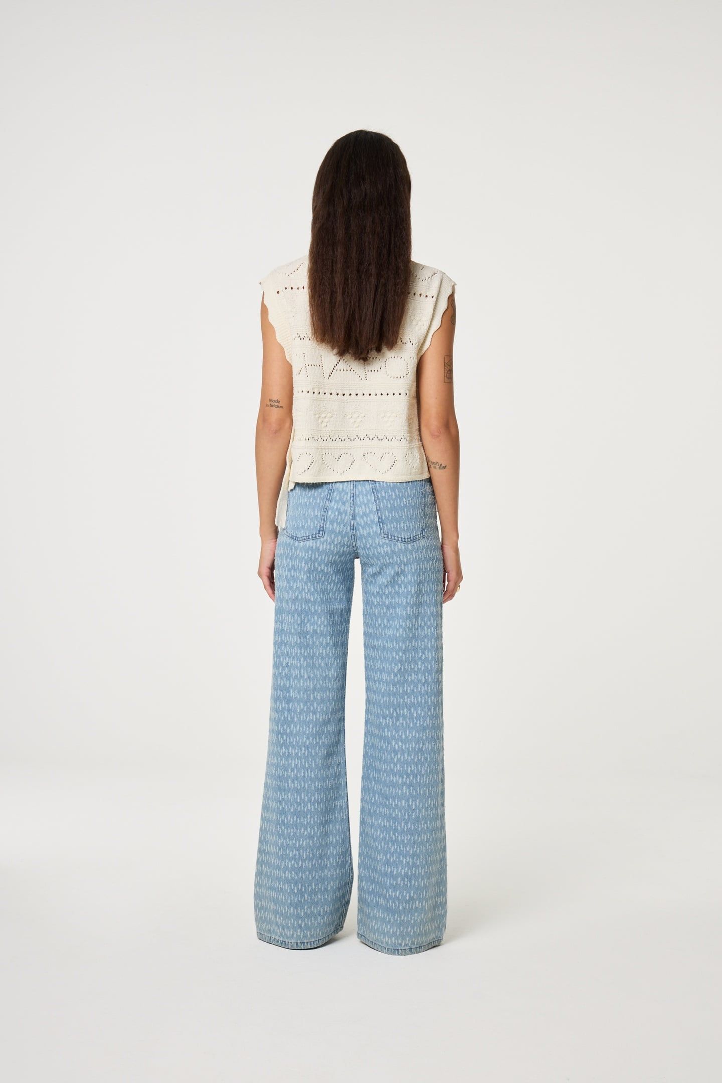 THEA WIDE LEG JEANS LIGHT BLUE 2