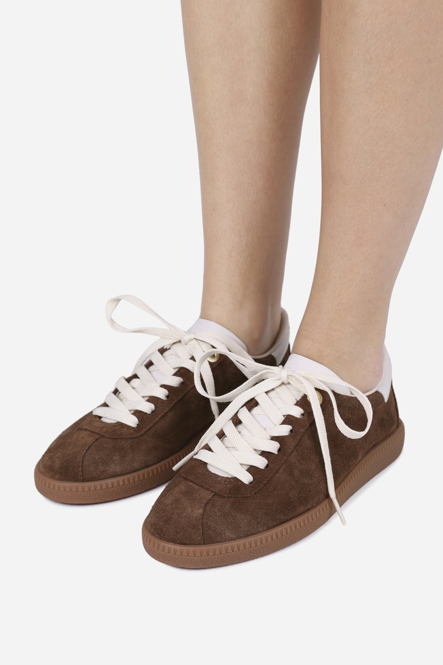 BOB-BIE SNEAKER WALNUT BROWN/OFF WHITE 2