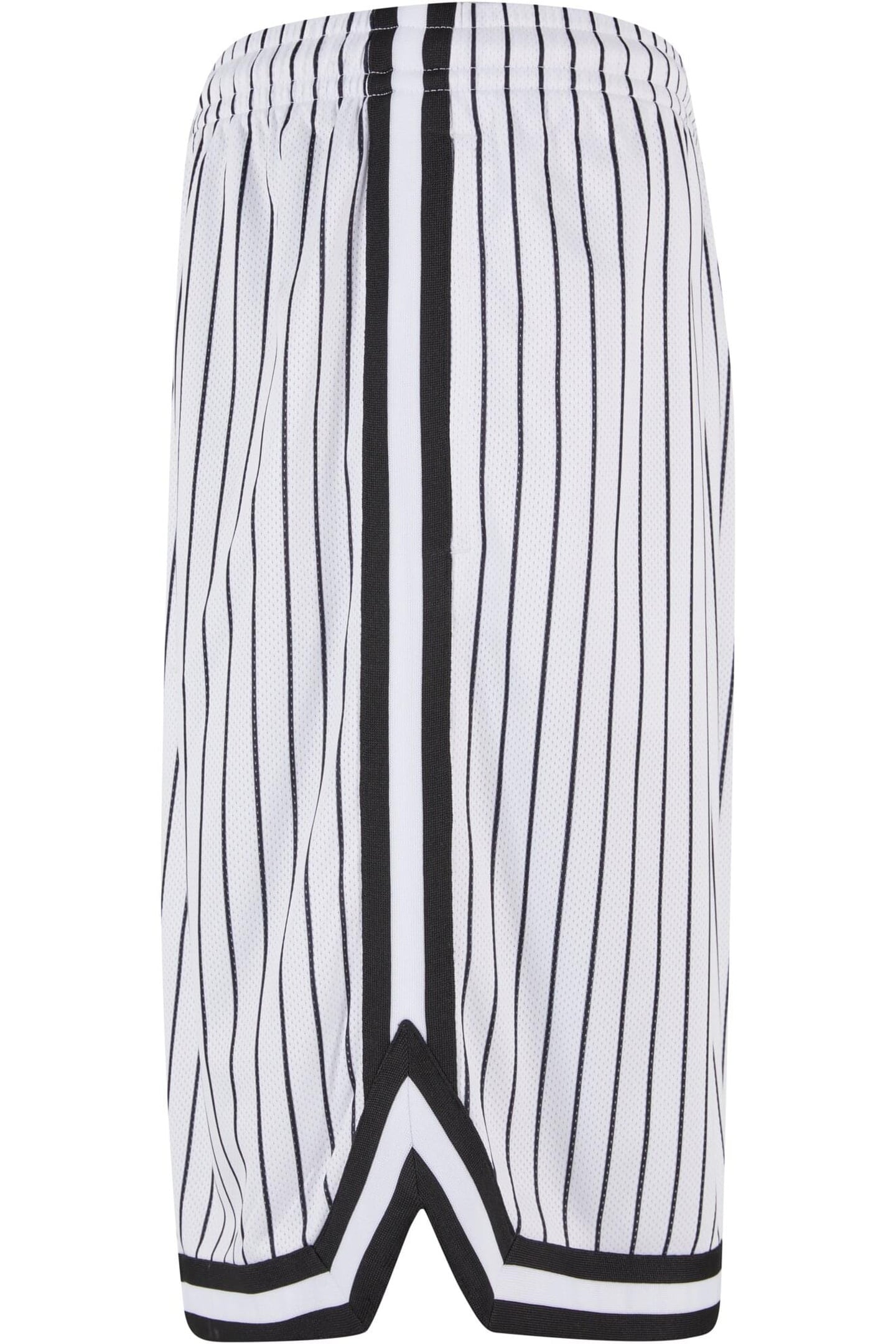 STRIPED MESH SHORTS WHITE/BLACK 7