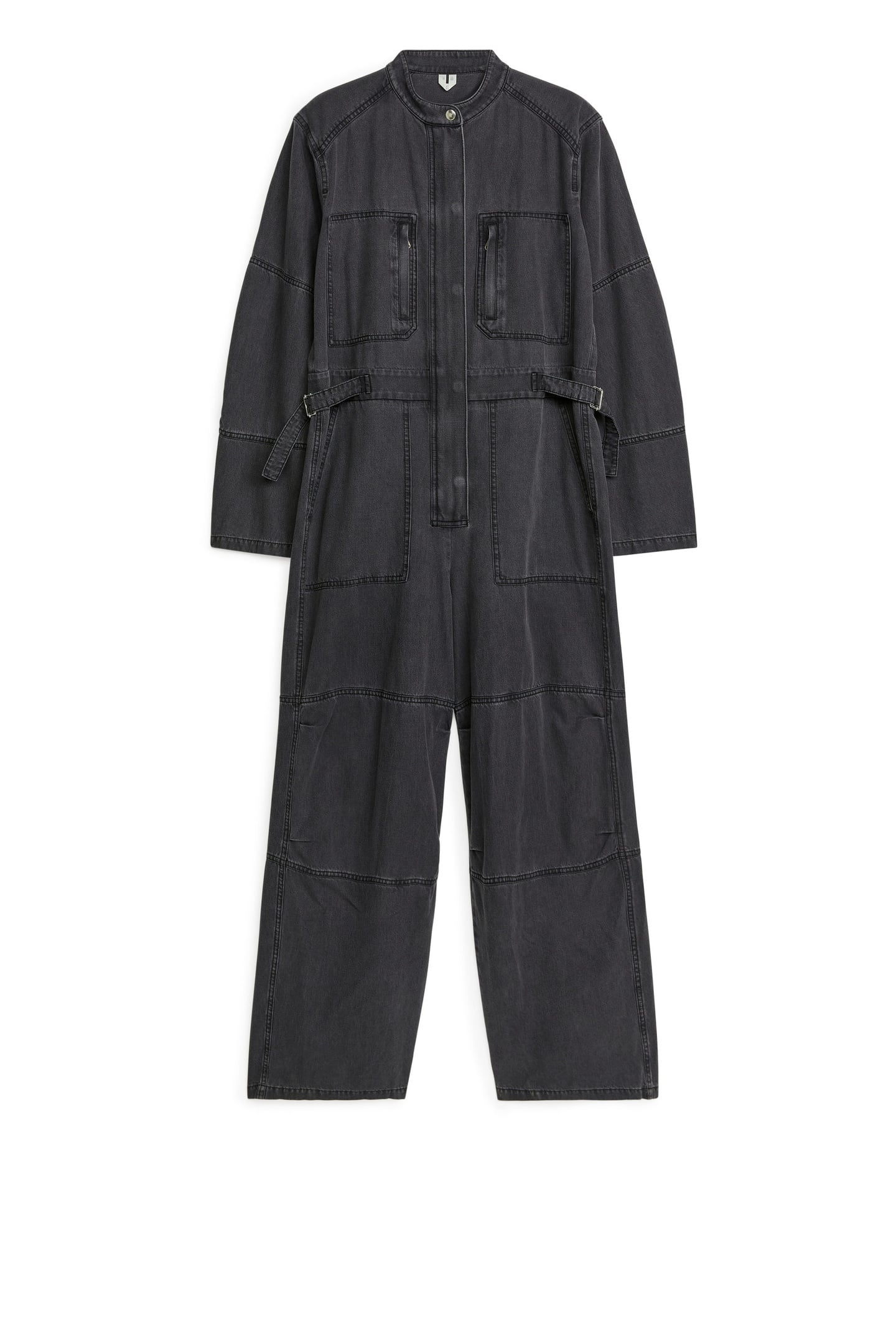 ELDRA DENIM JUMPSUIT GREY 3
