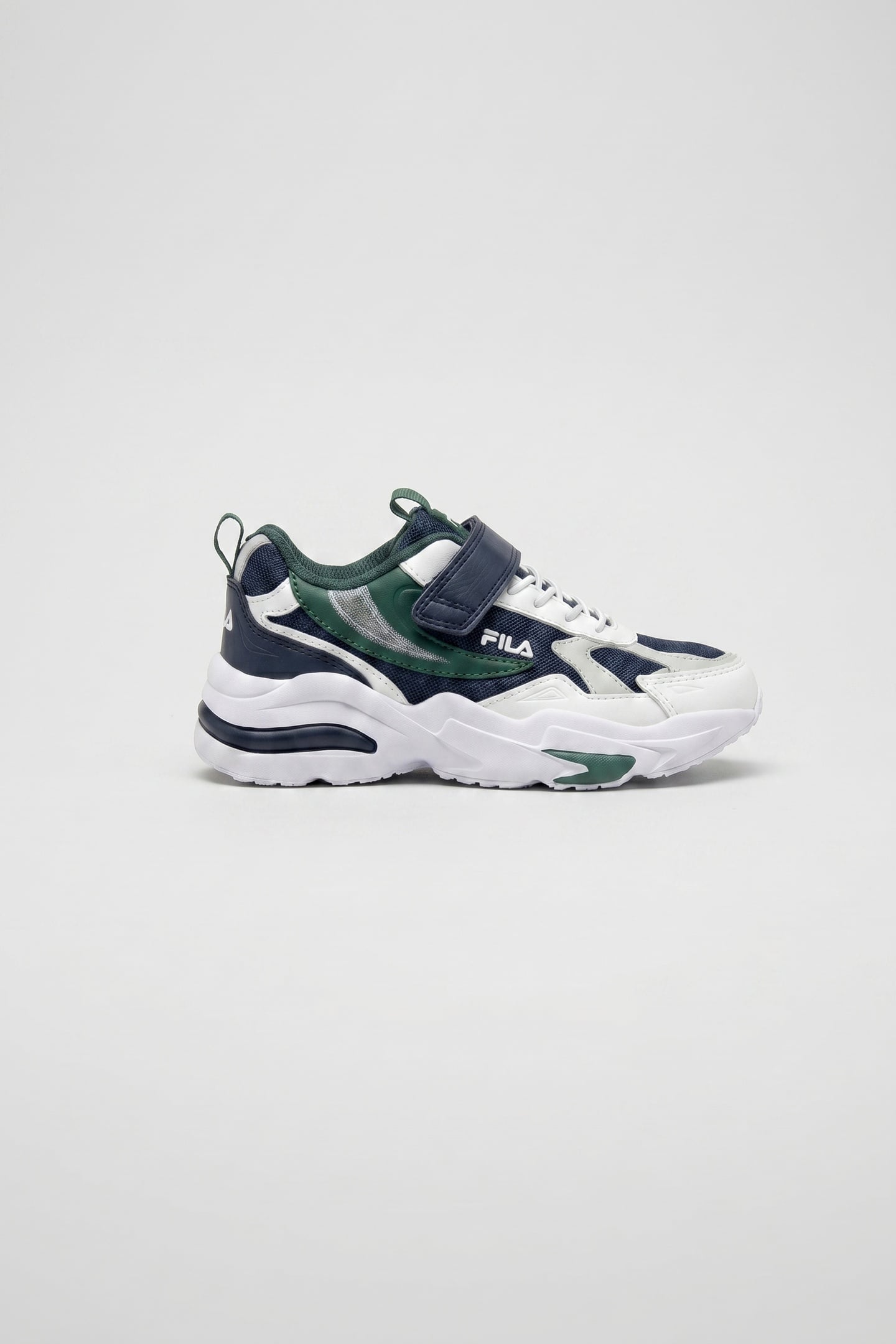 MADRUN VELCRO KIDS FILA NAVY-POSY GREEN 2