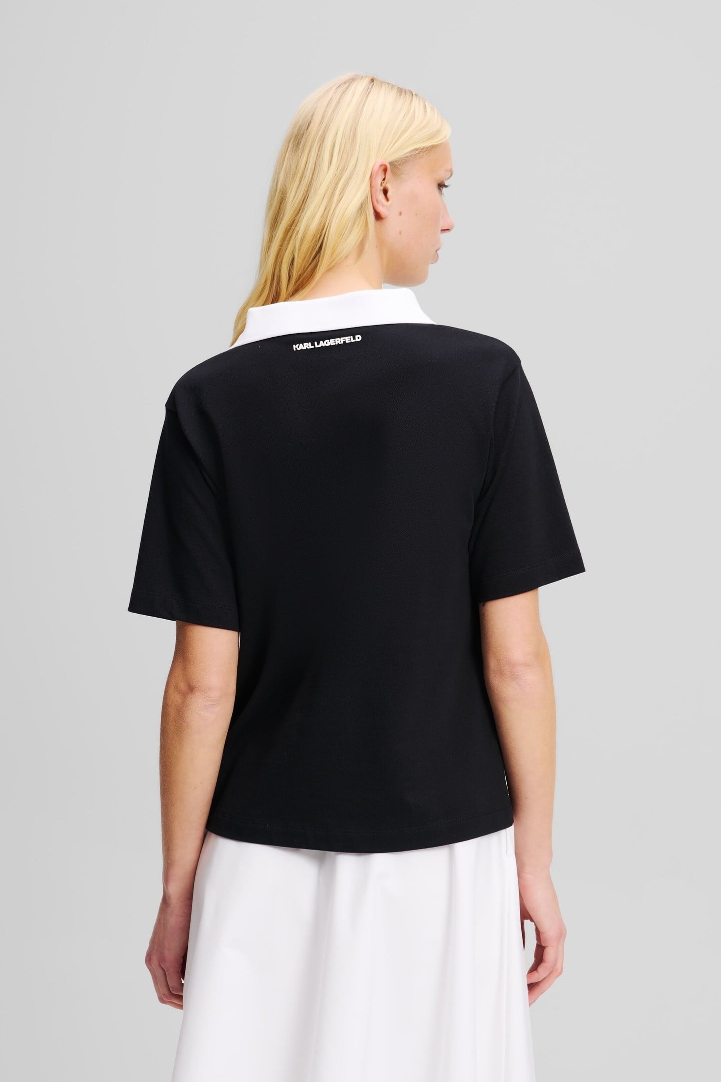 IKON PATCH POLO T-SHIRT BLACK 2
