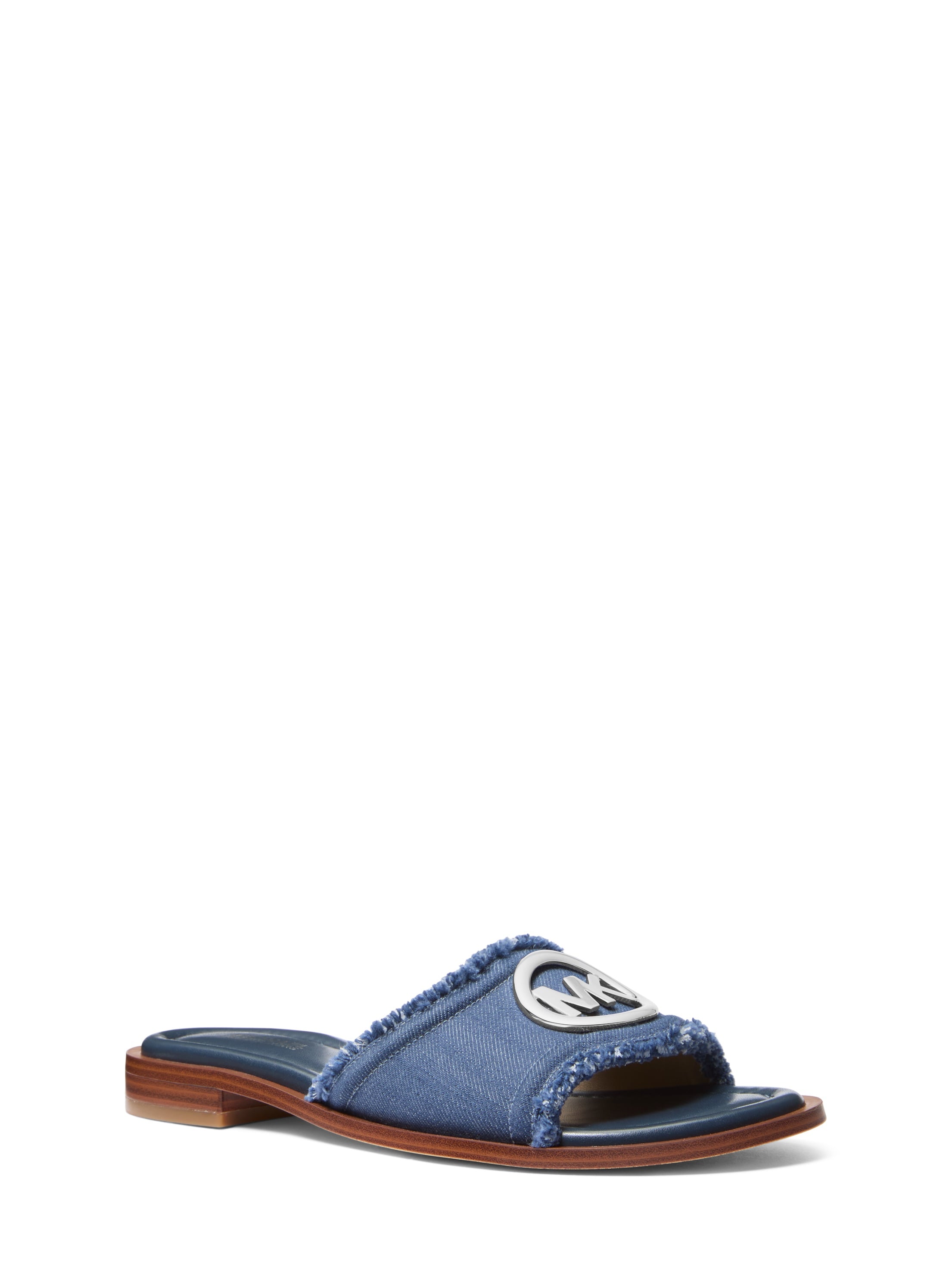 HANNAH FLAT SLIDE BLUE 2