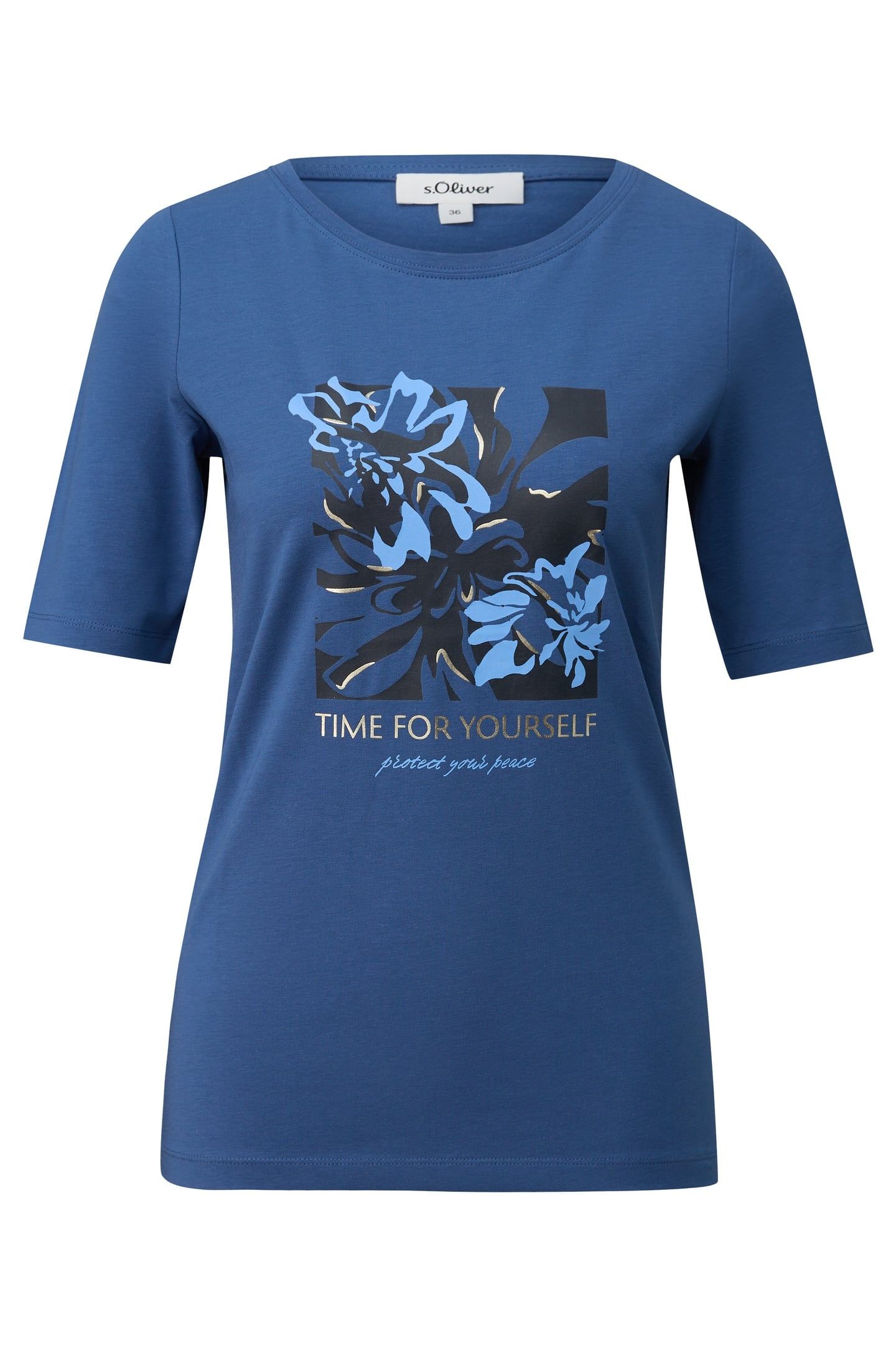 S.OLIVER T-SHIRTS BLUE 1