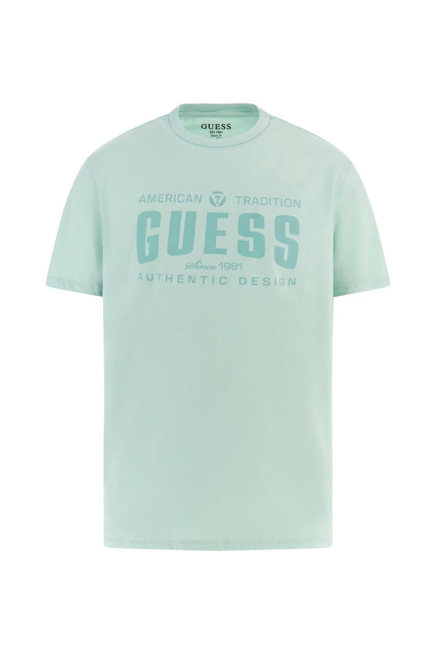 GUESS ECO SS BSC GUESS TRADITI MINTY MIST MULTI 6