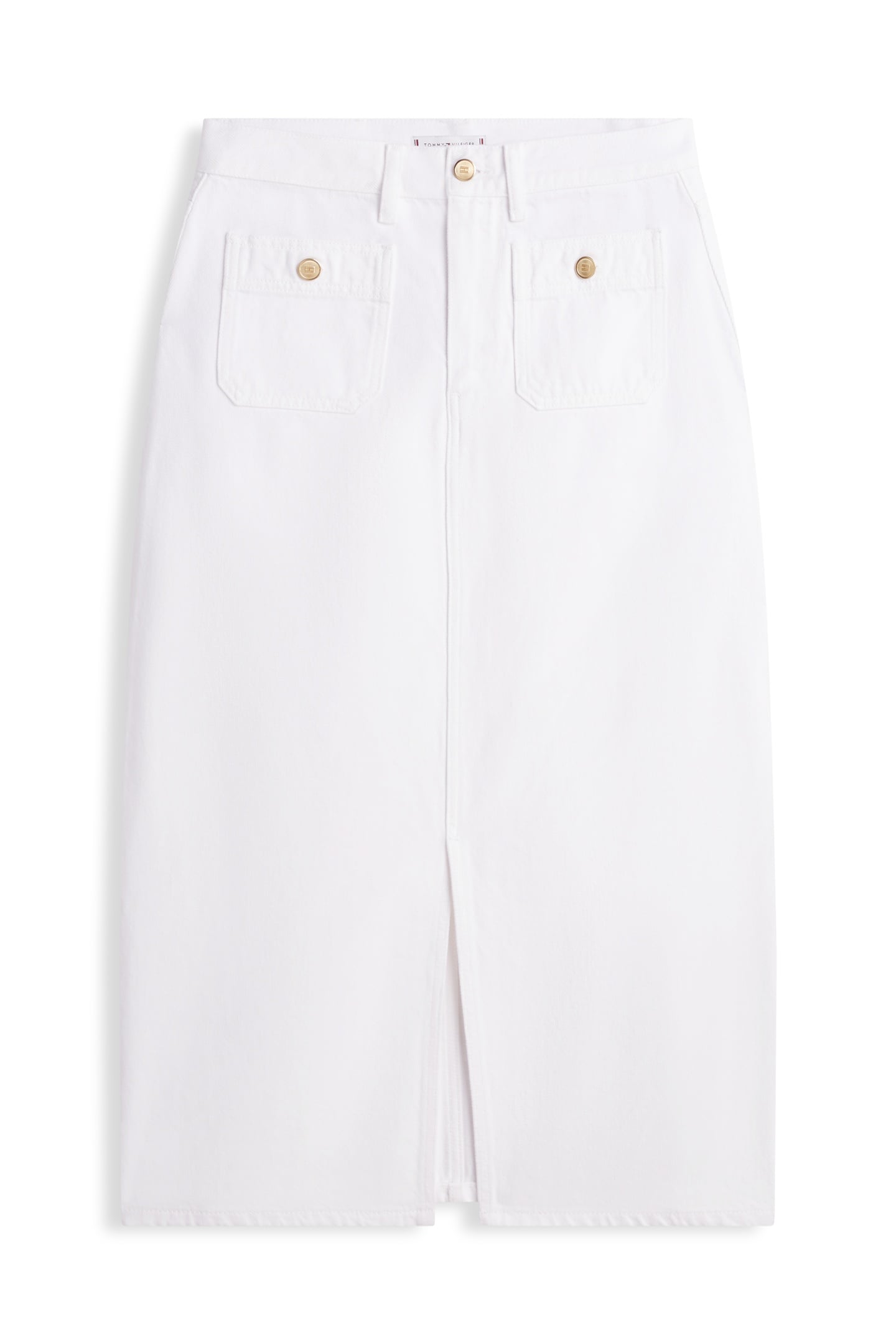 DENIM WHITE MIDI STRAIGHT JEANS OPTIC WHITE 4