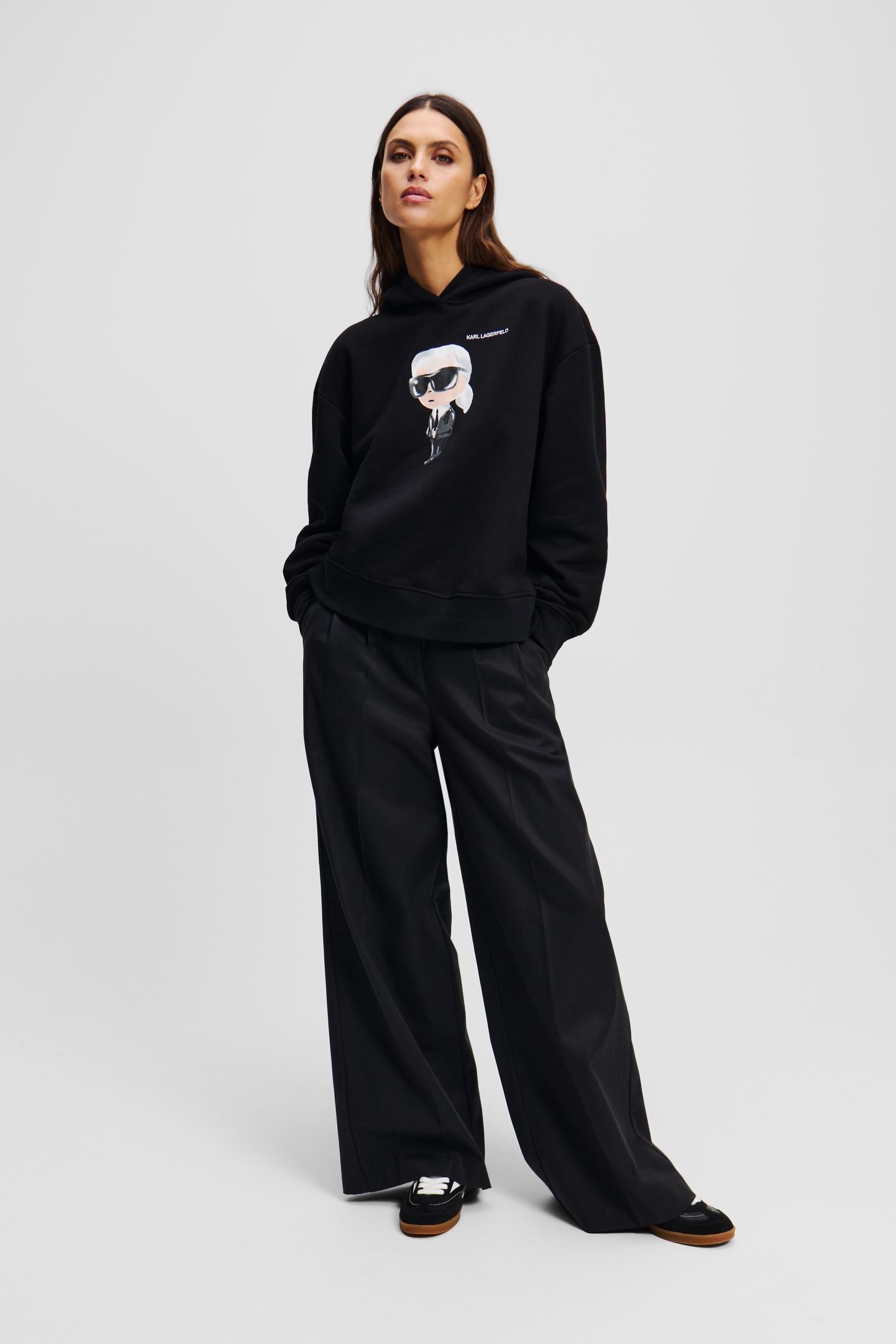 IKON AQUARELLE K HOODIE BLACK 2