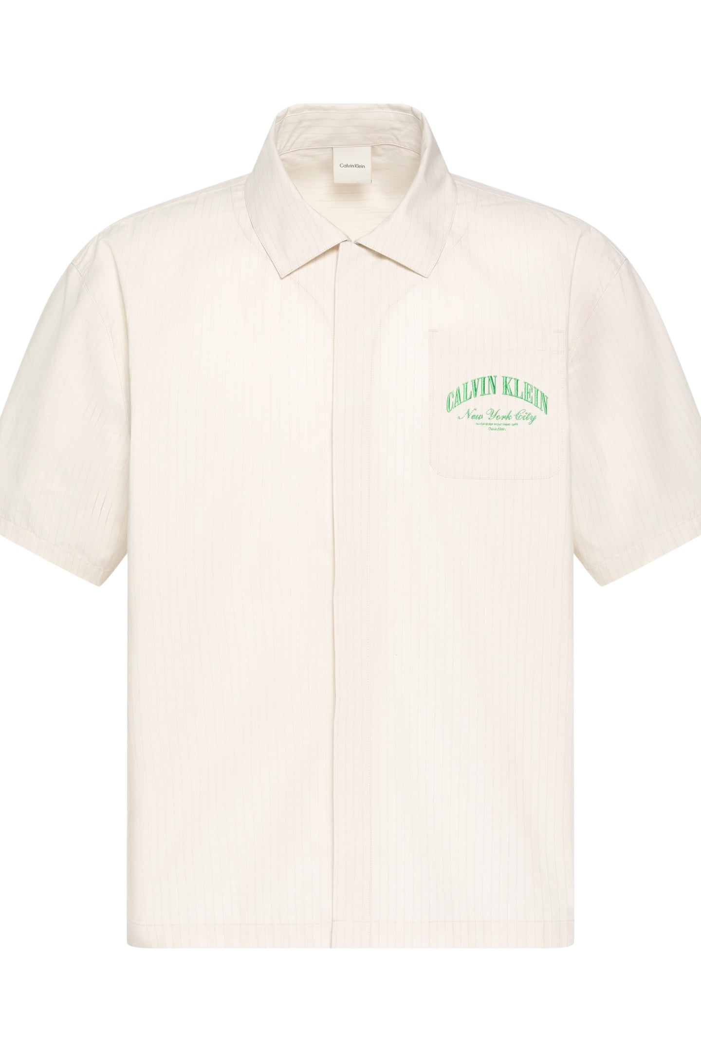 HERITAGE CREST S/S SLEEP TOP SLIM STRIPE CHALK 5
