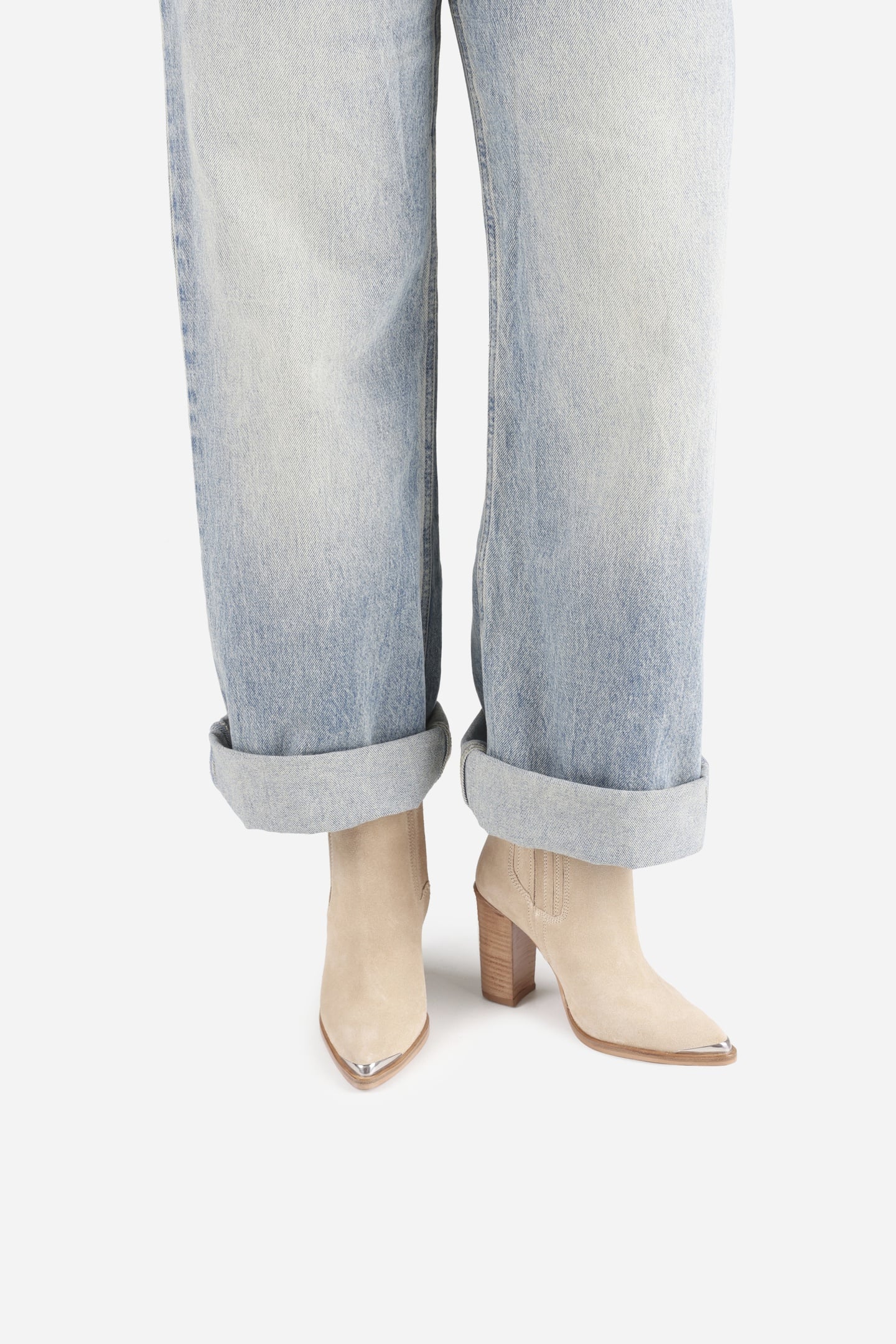 NEW-AMERICANA ANKLE BOOT OATMILK 4