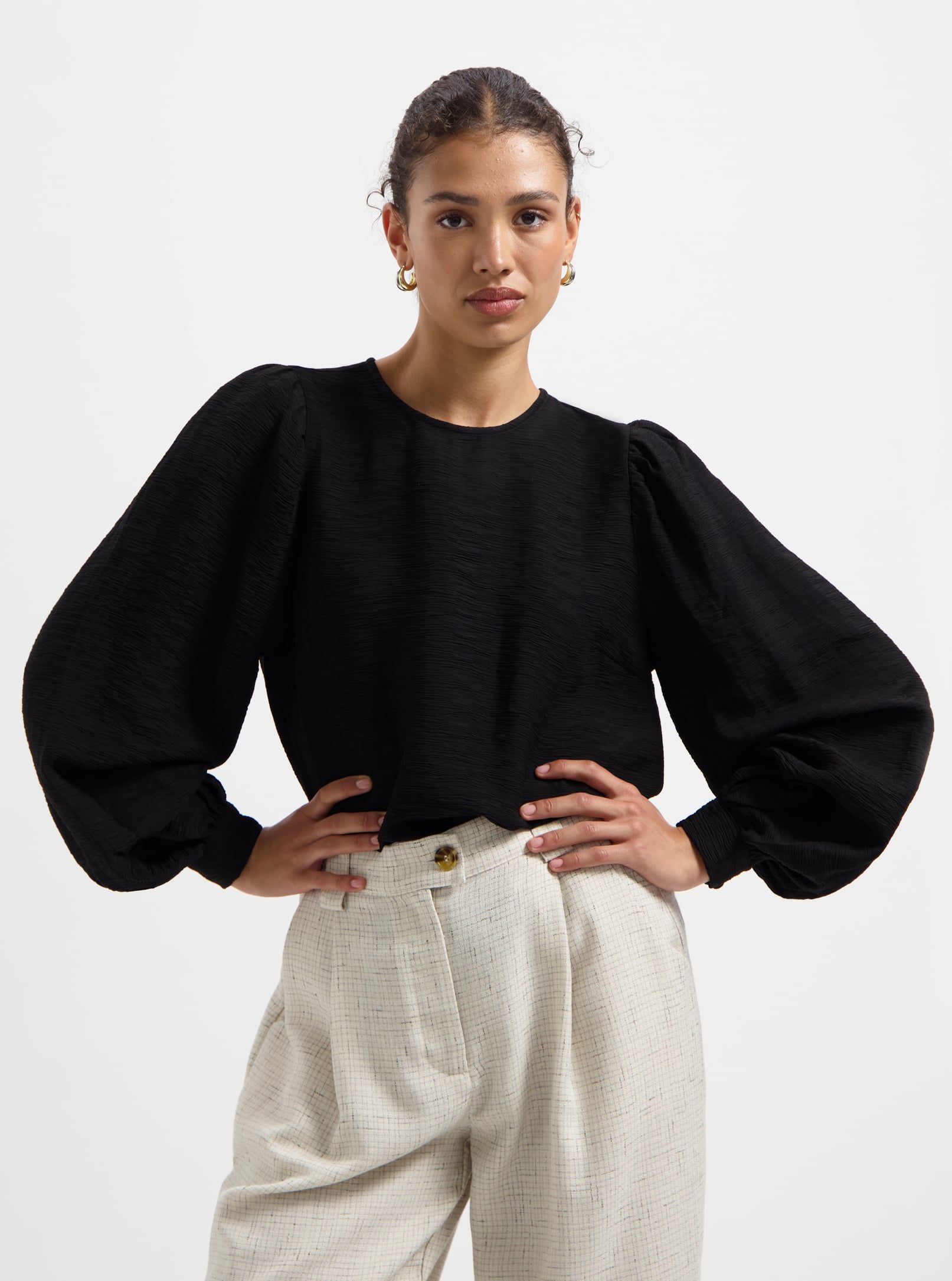 NOUS SOMMES LABELS – LYDIE BLOUSE BLACK 4