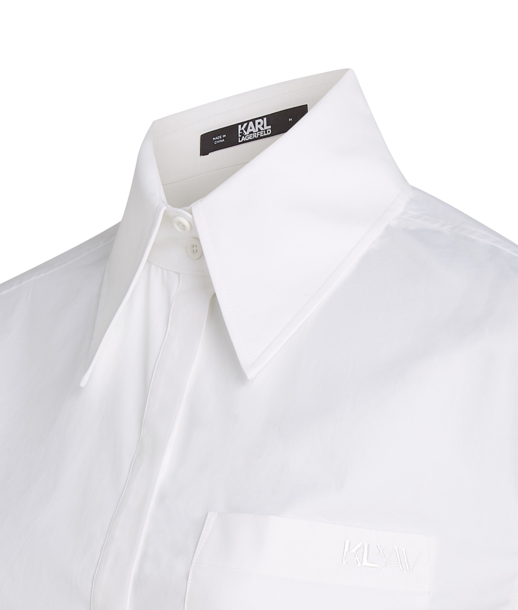 KLXAV POPLIN SHIRTDRESS WHITE 8