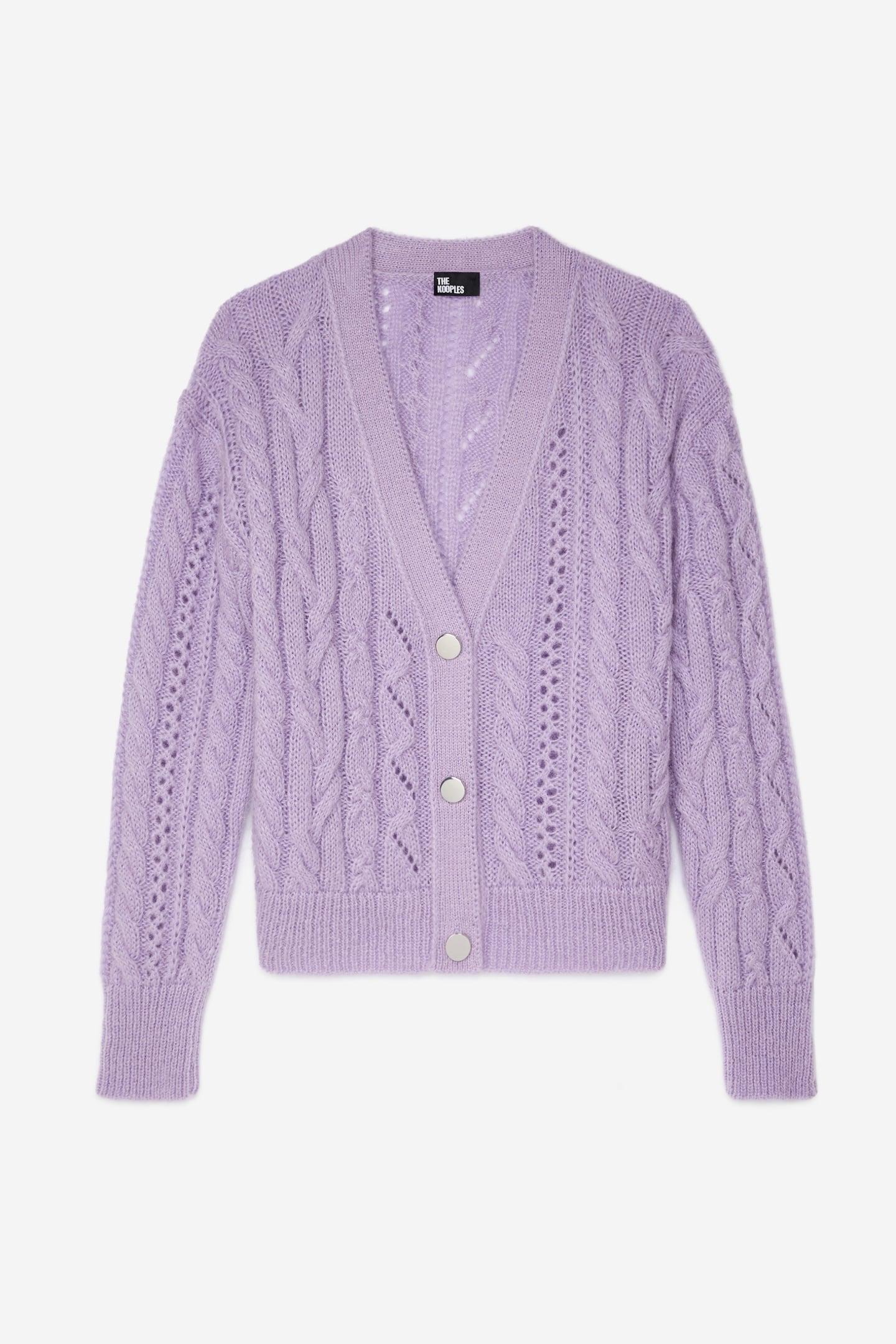 TWISTED BUTTON CARDIGAN VIOLET 5