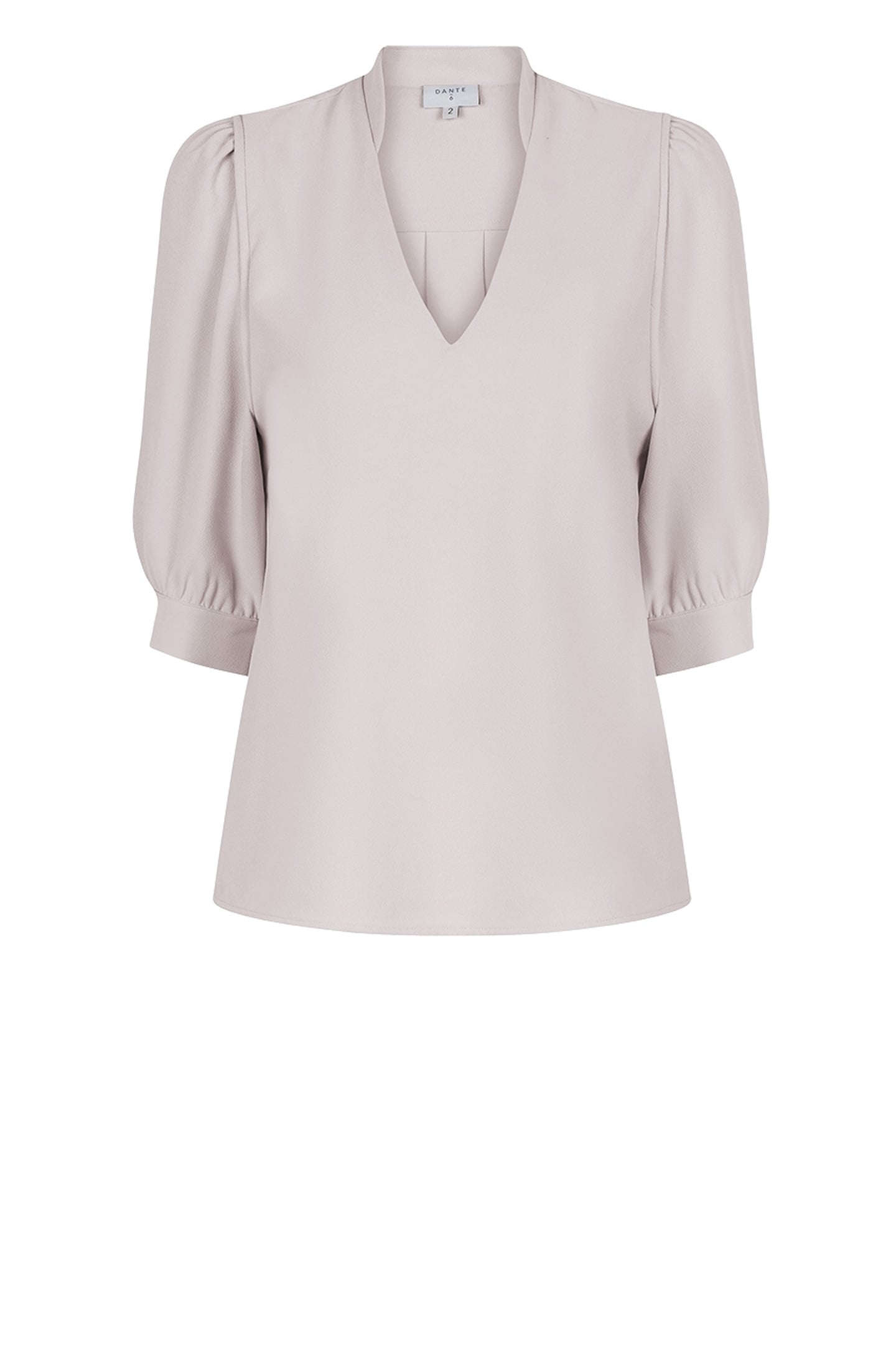 MALINA V NECK TOP CHALK 3