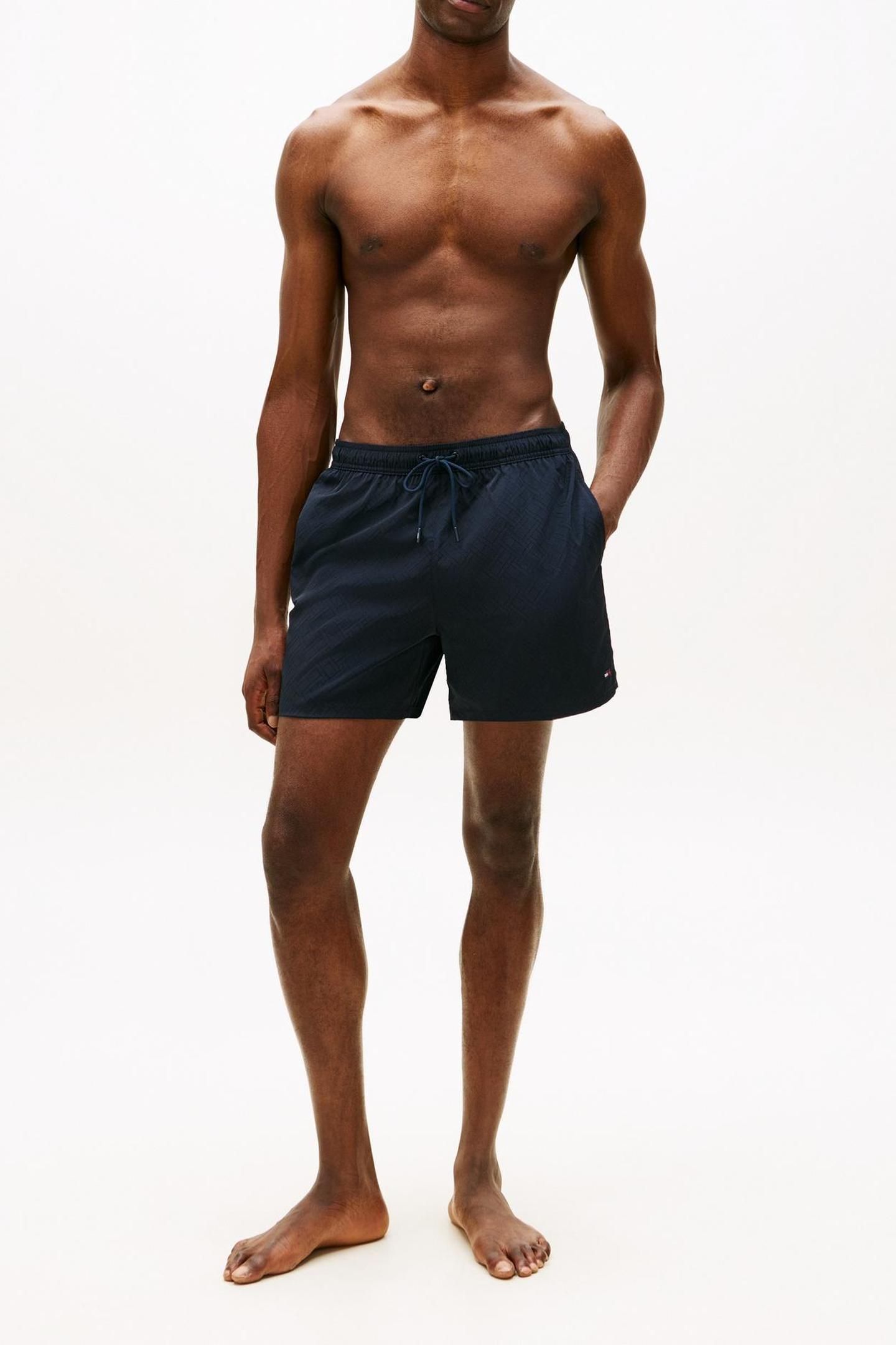 MEDIUM DRAWSTRING SWIM TRUNK MONOGRAM VESSEL BLUE 2