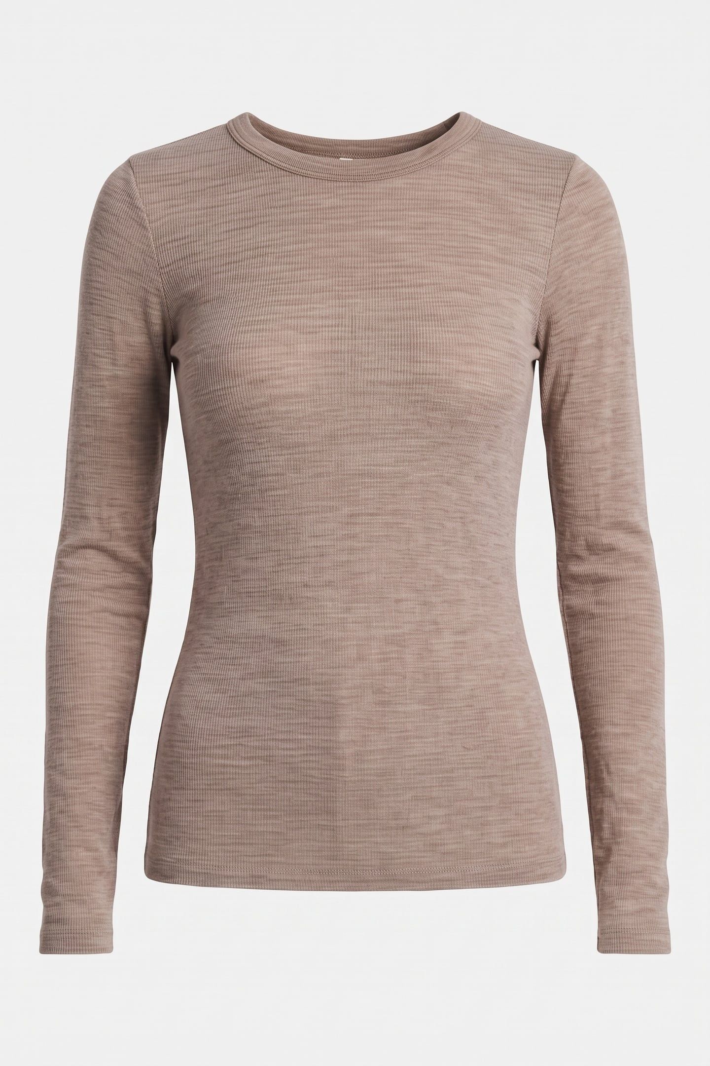 ODDRUN WOOL RIB LS BEIGE 4