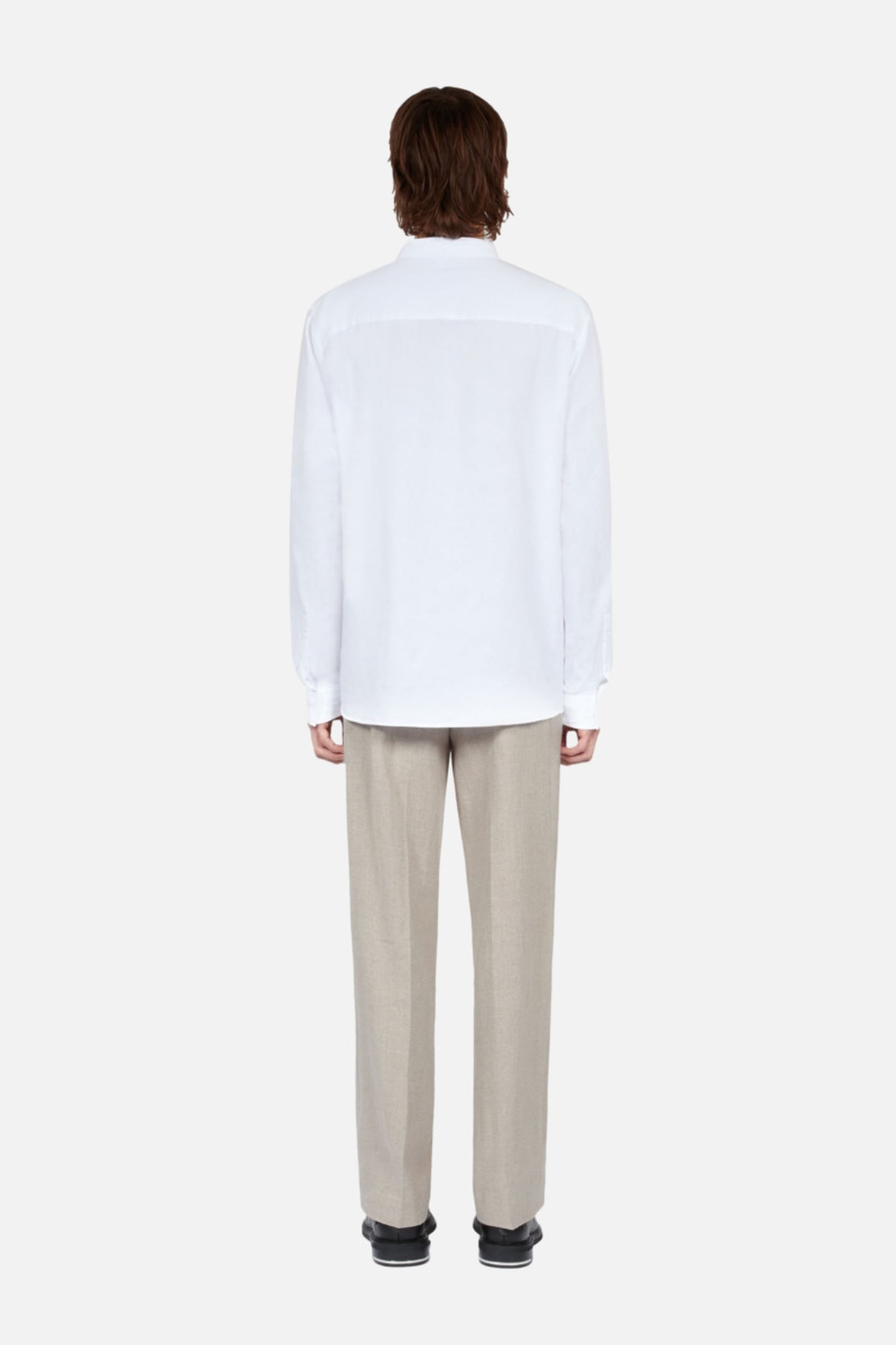 LONG-SLEEVED SHIRT WITH OFFICE COLLAR WHITE 4