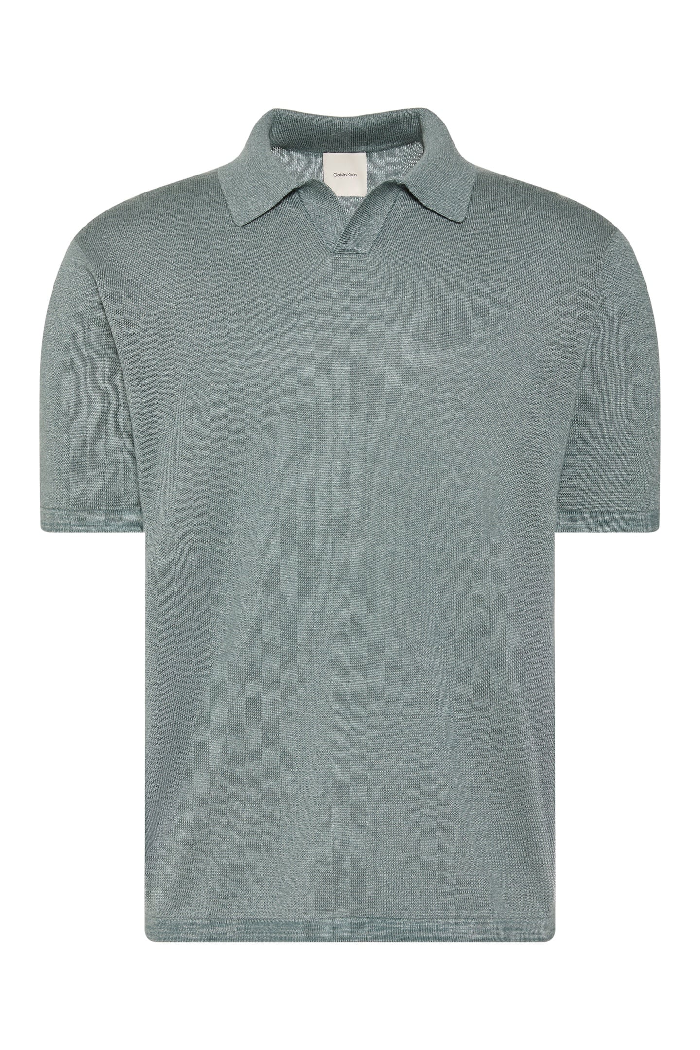 SS LINEN BLEND JOHNNY SWEATER FROSTED SPRUCE 3