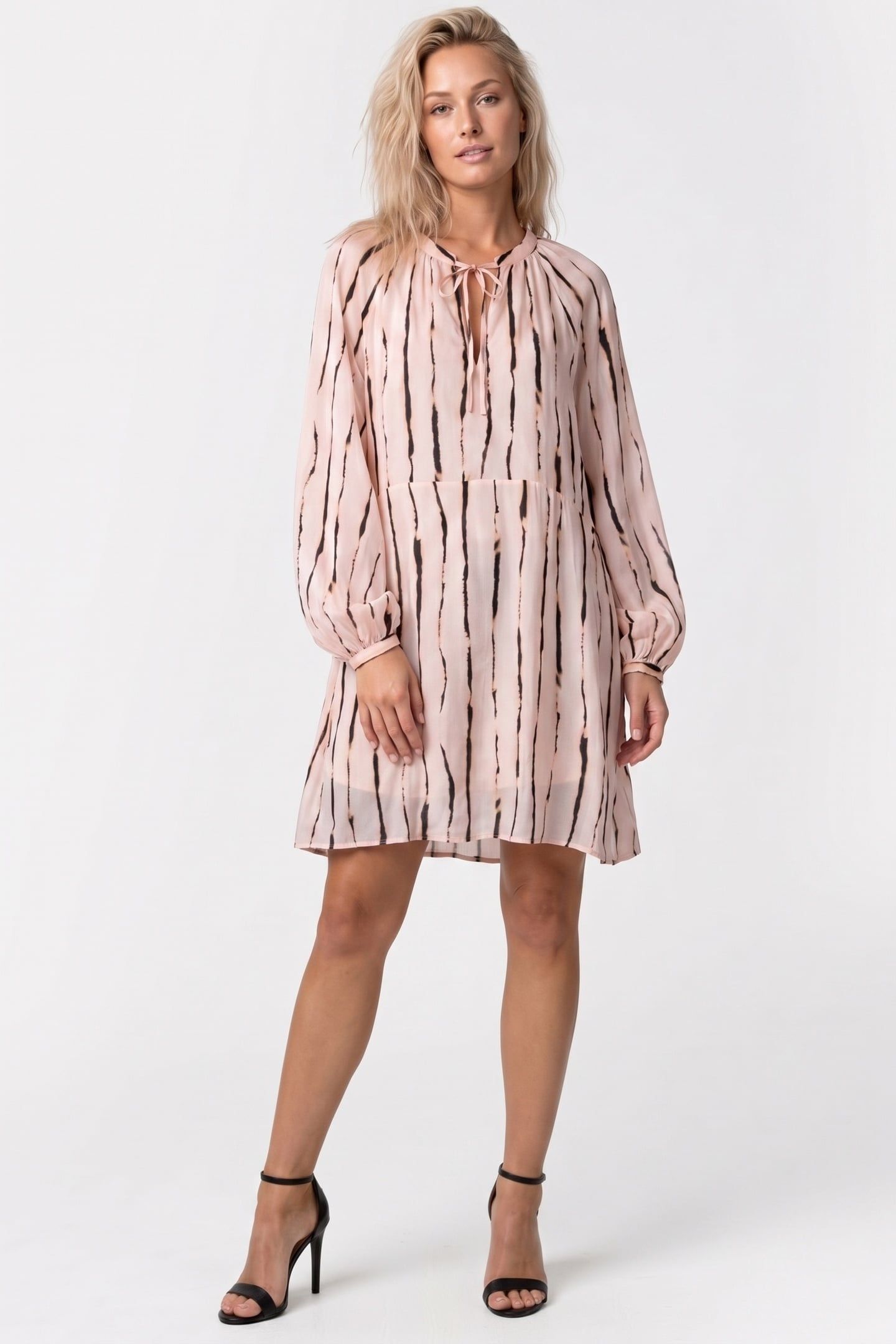 FREDRIKA AOP DRESS PINK 1