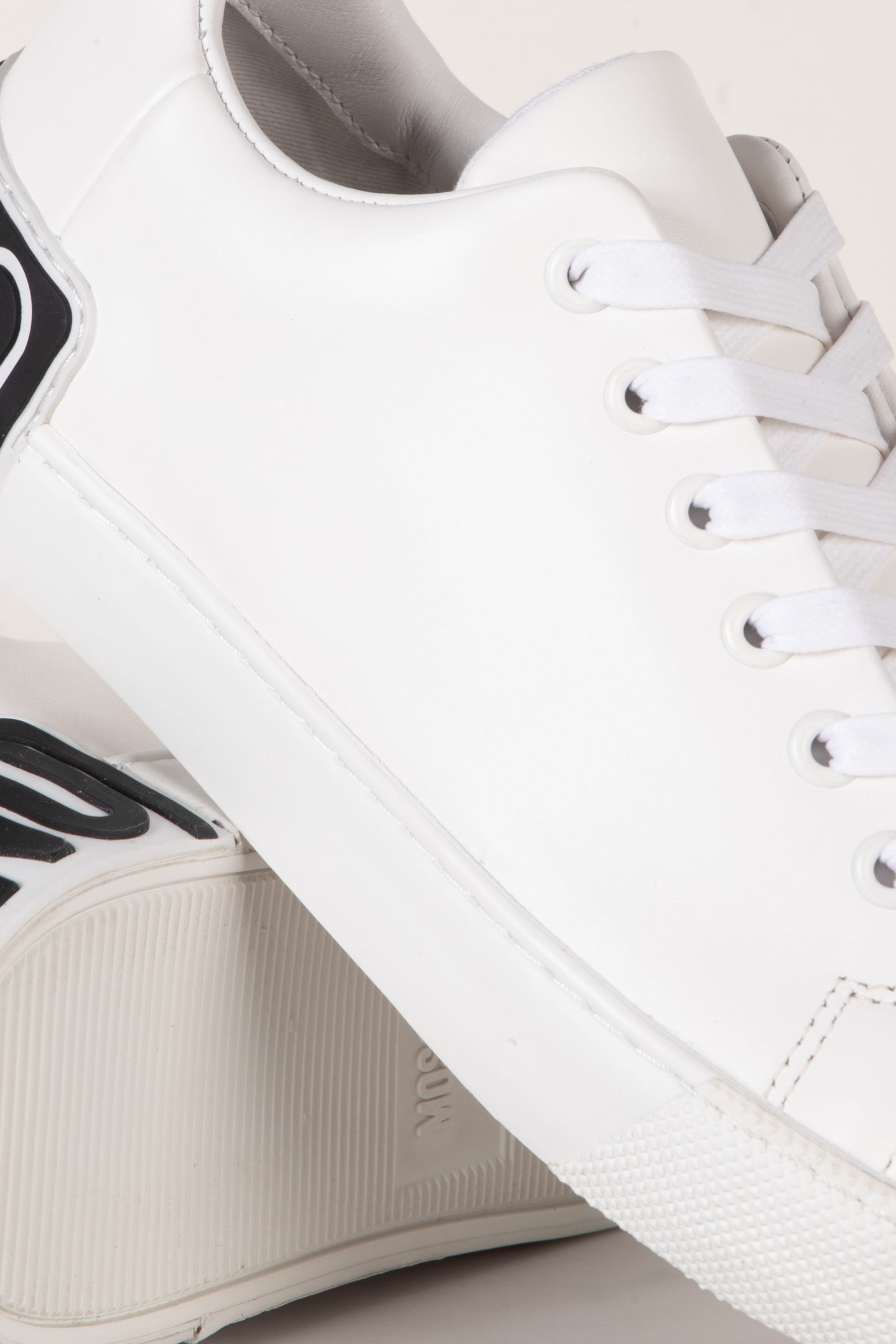 CALFSKIN SNEAKERS WHITE 4