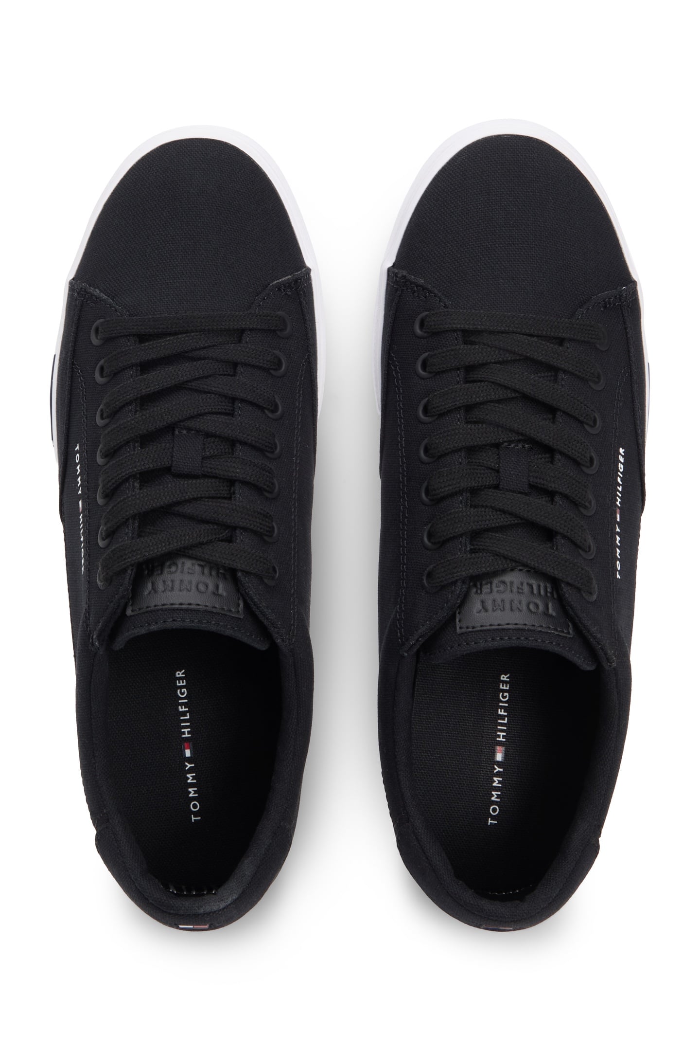 CANVAS SIGNATURE MIDSOLE TRAINERS BLACK 5