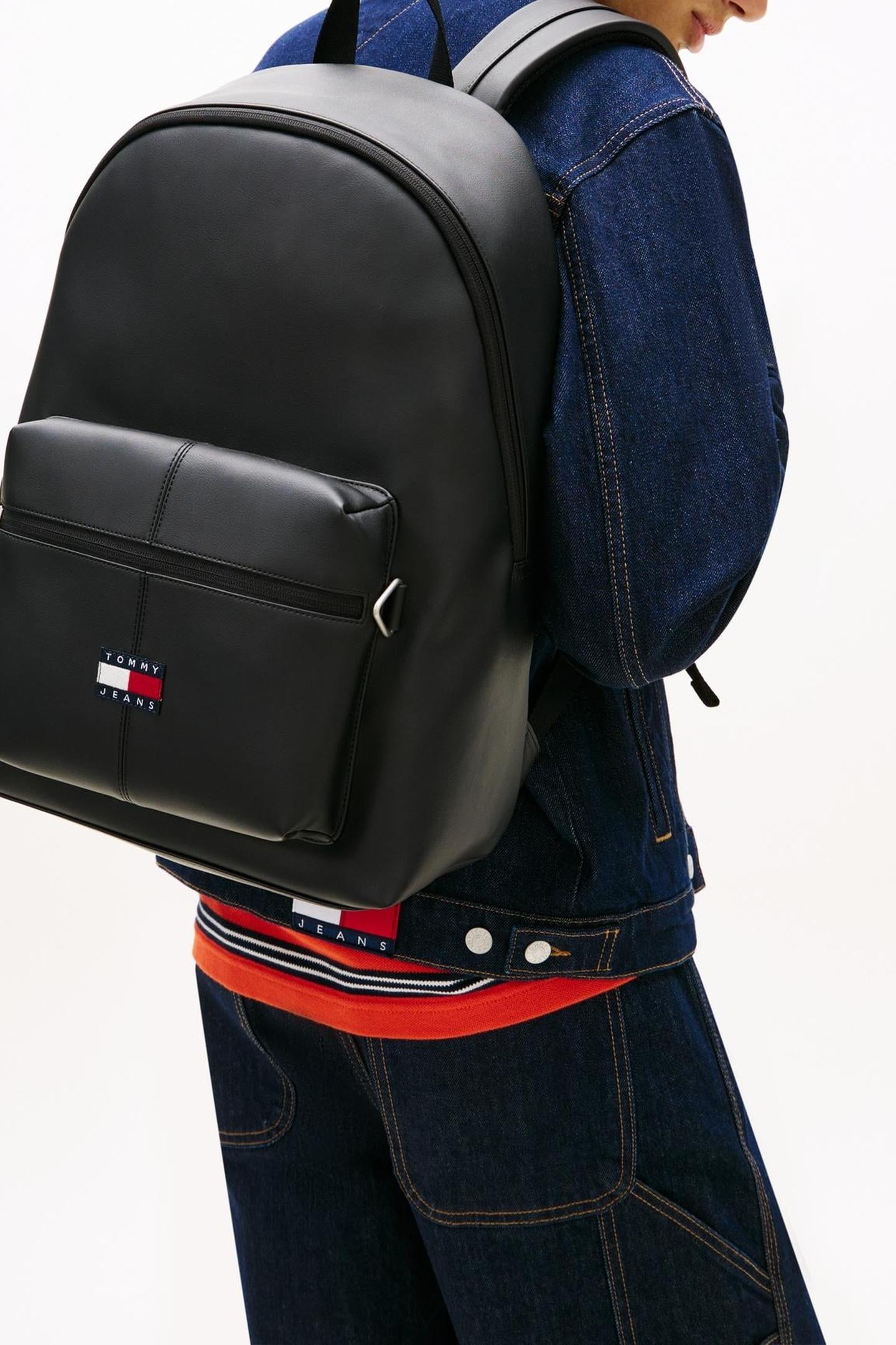 ESSENTIAL DAILY PU BACKPACK BLACK 1