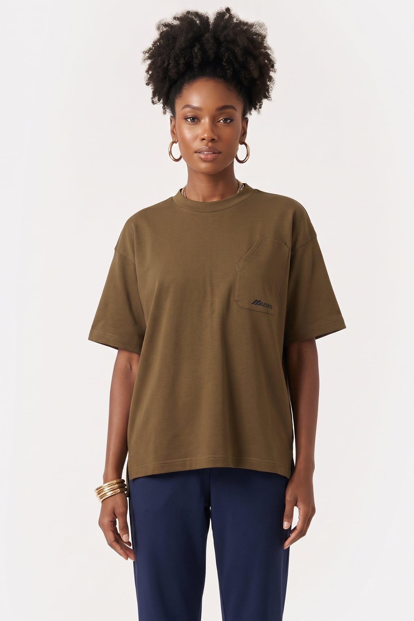 UNISEX SL HEAVY OUNCE T-SHIRT DARK OLIVE 2