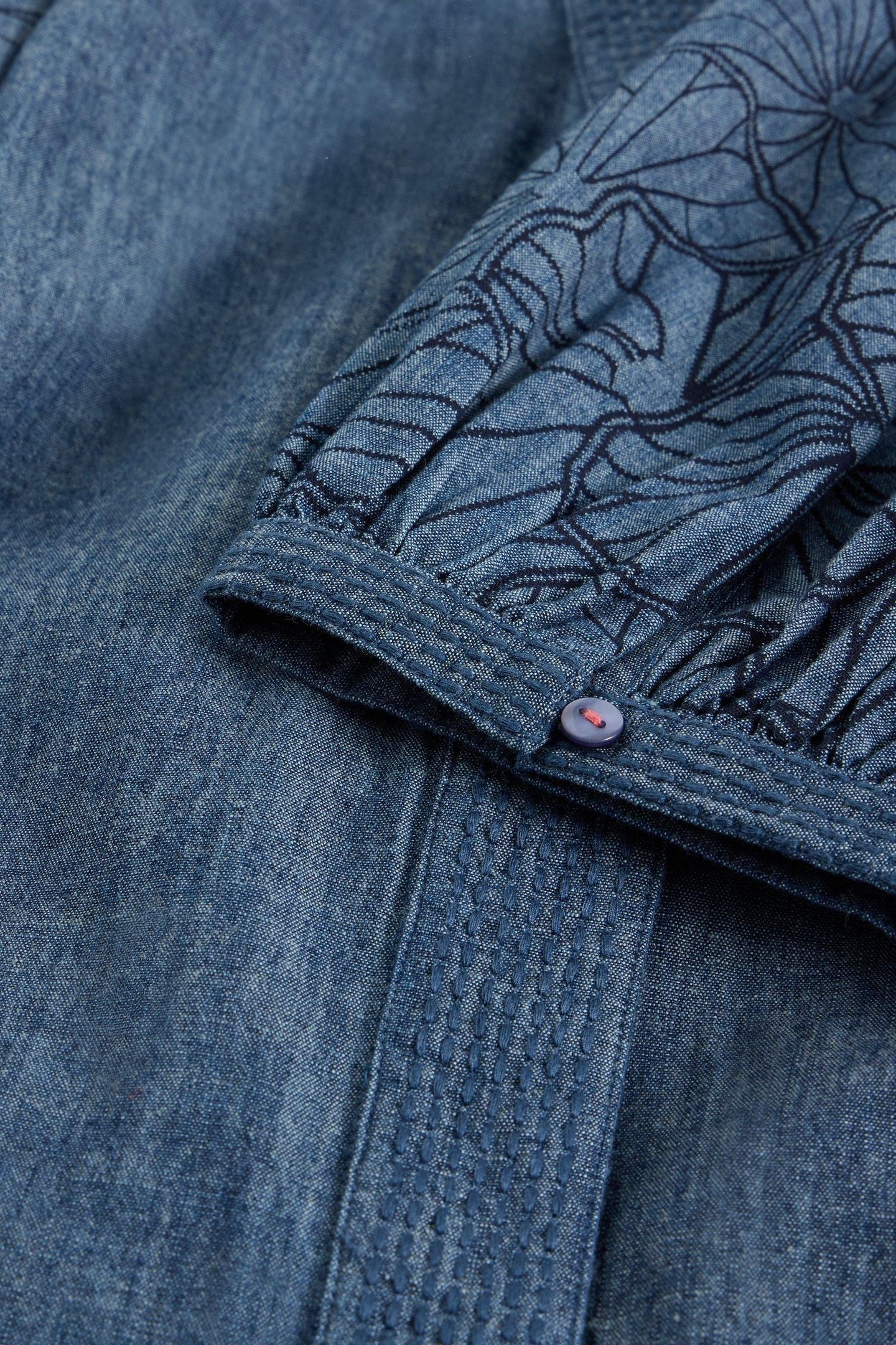 FINLEY CHAMBRAY DRESS CHAMBRAY BLUE 3