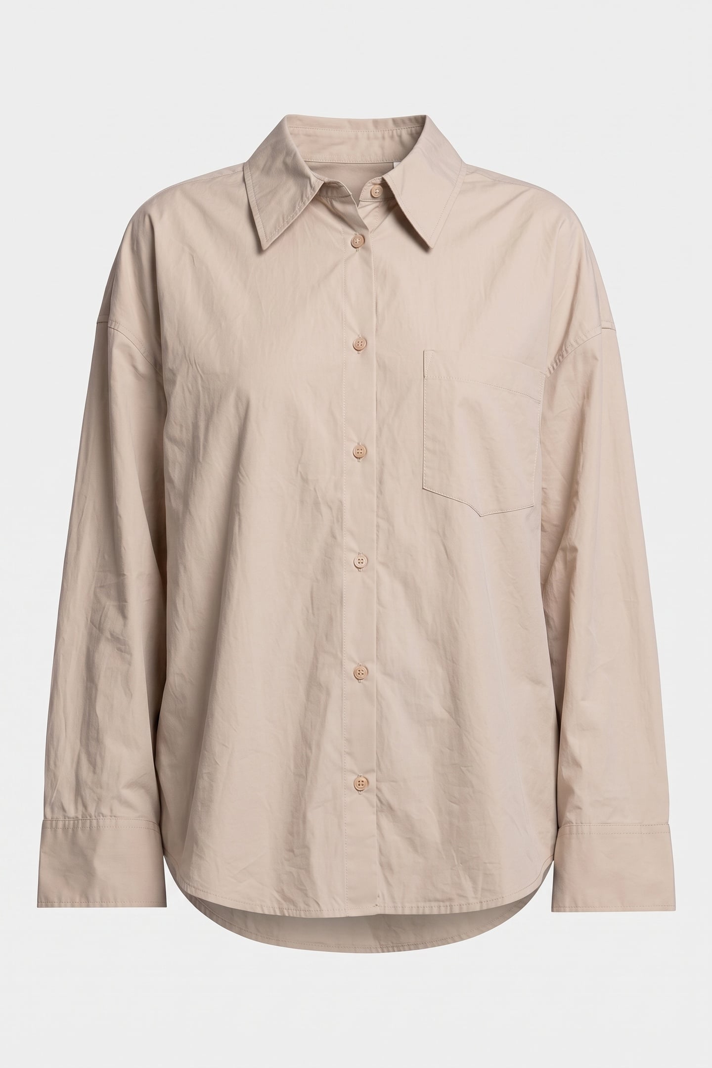 IMA POPLIN SHIRT BEIGE 3