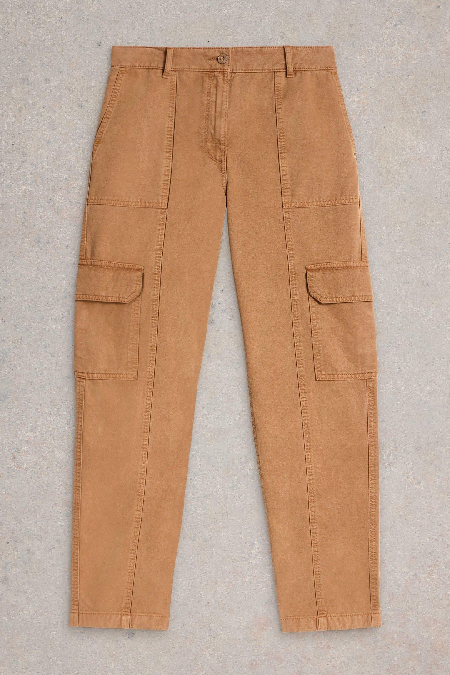 CLOVER CARGO TROUSER MID TAN 4