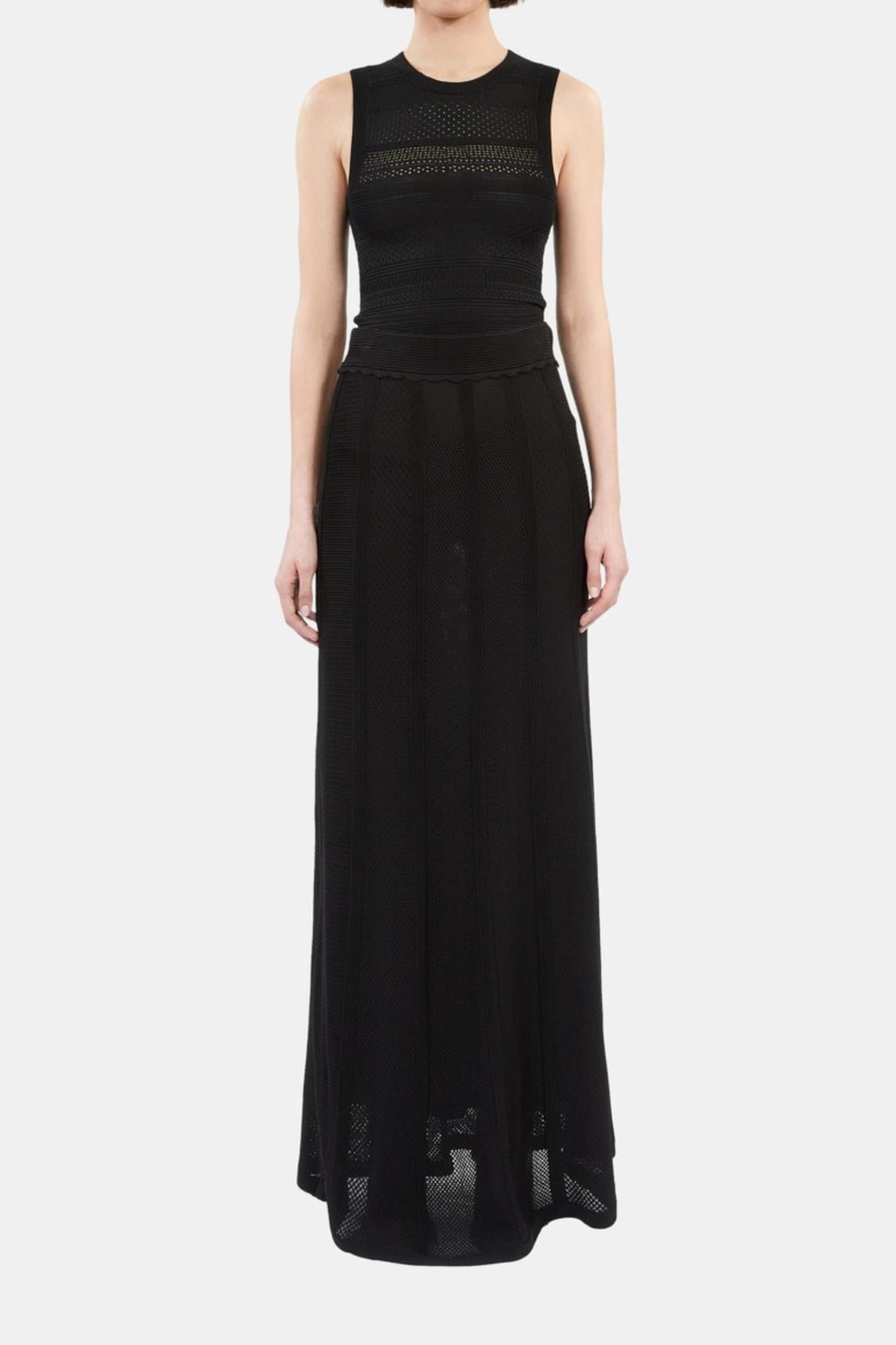 SLEEVELESS TOP WITH STITCHING DETAILS BLACK 4