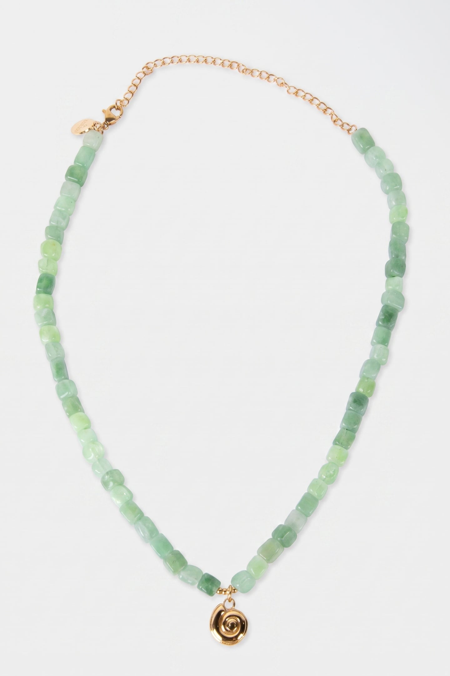 SUNDIAL SHELL JADE KETTE GOLD 2