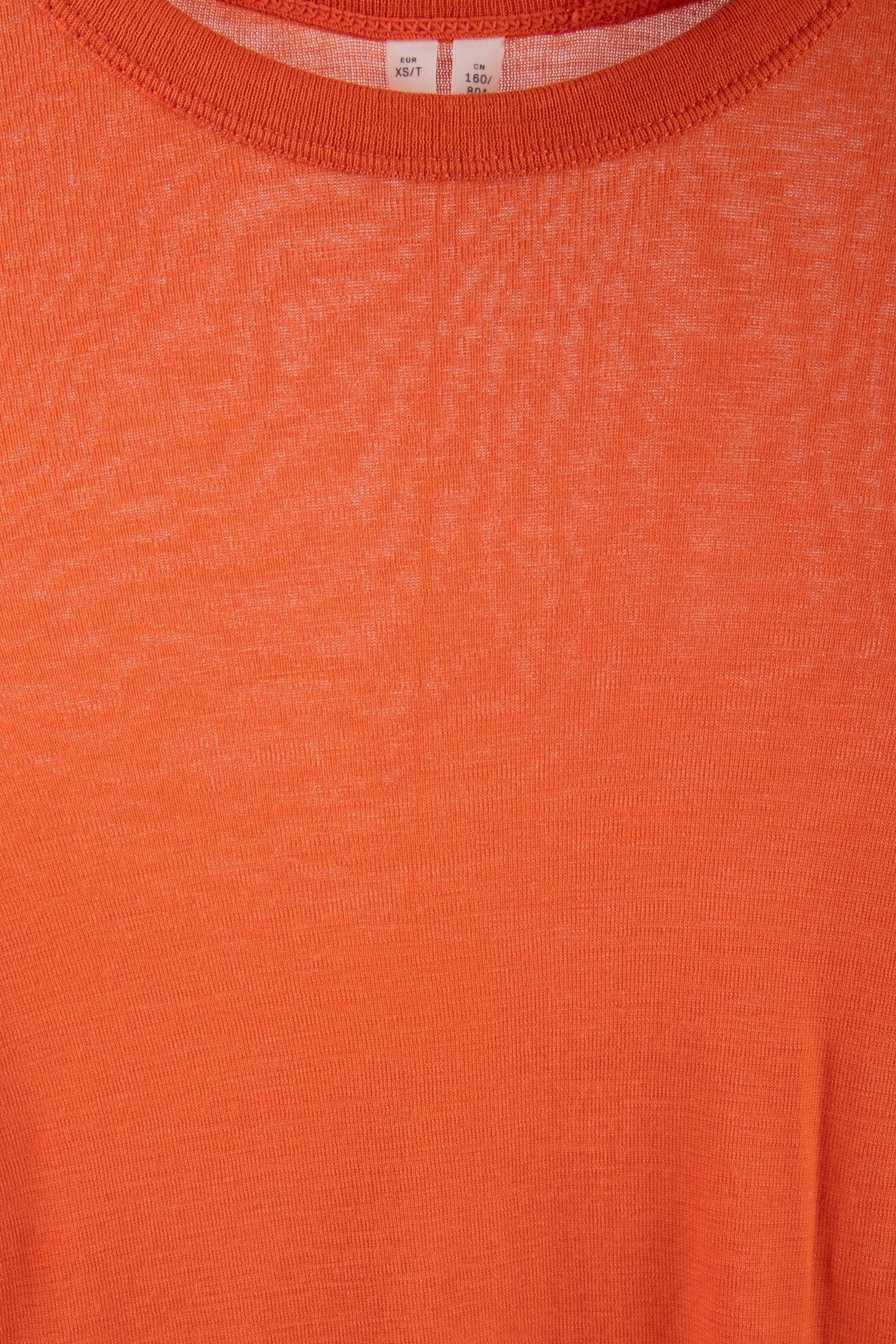 ODDRUN WOOL RIB LS ORANGE 4