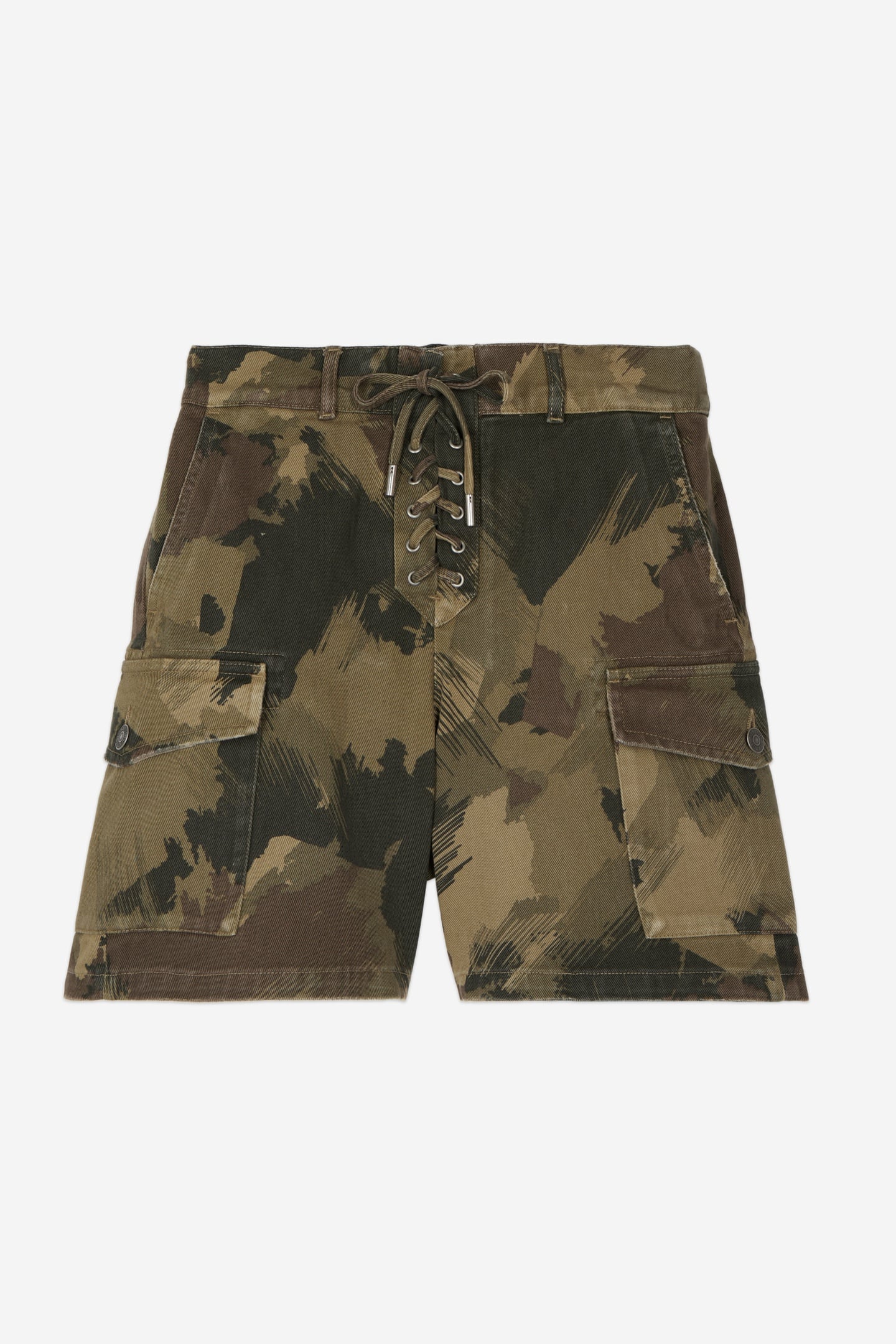WIDE-LENGTH PLEATED AND LACED SHORTS CAMOUFLAGE_01 6