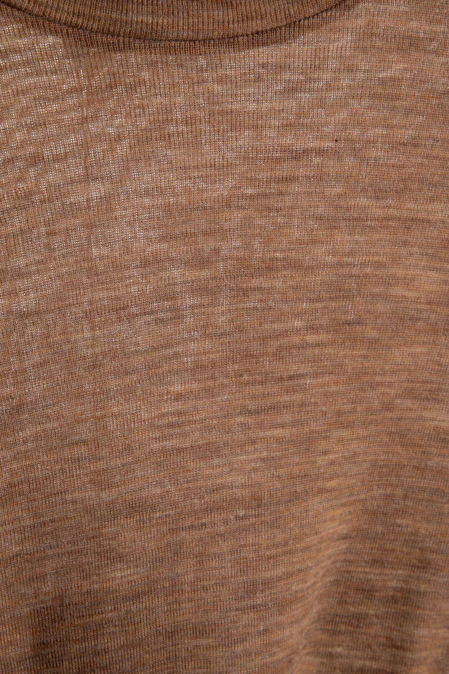 MALENA WOOL RIB TURTLENECK BEIGE 5