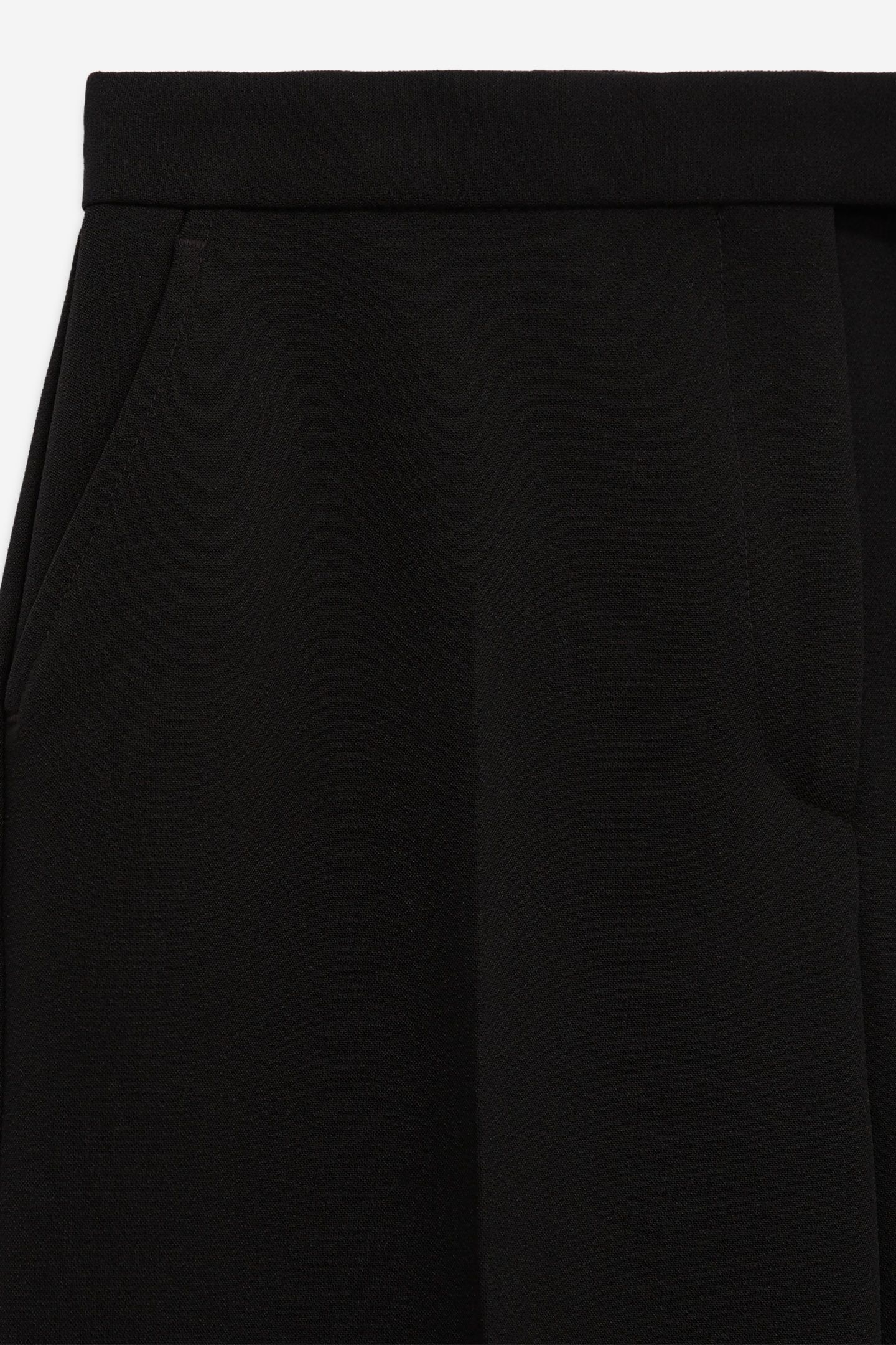 STRAIGHT-LEG SUIT TROUSERS BLACK 6