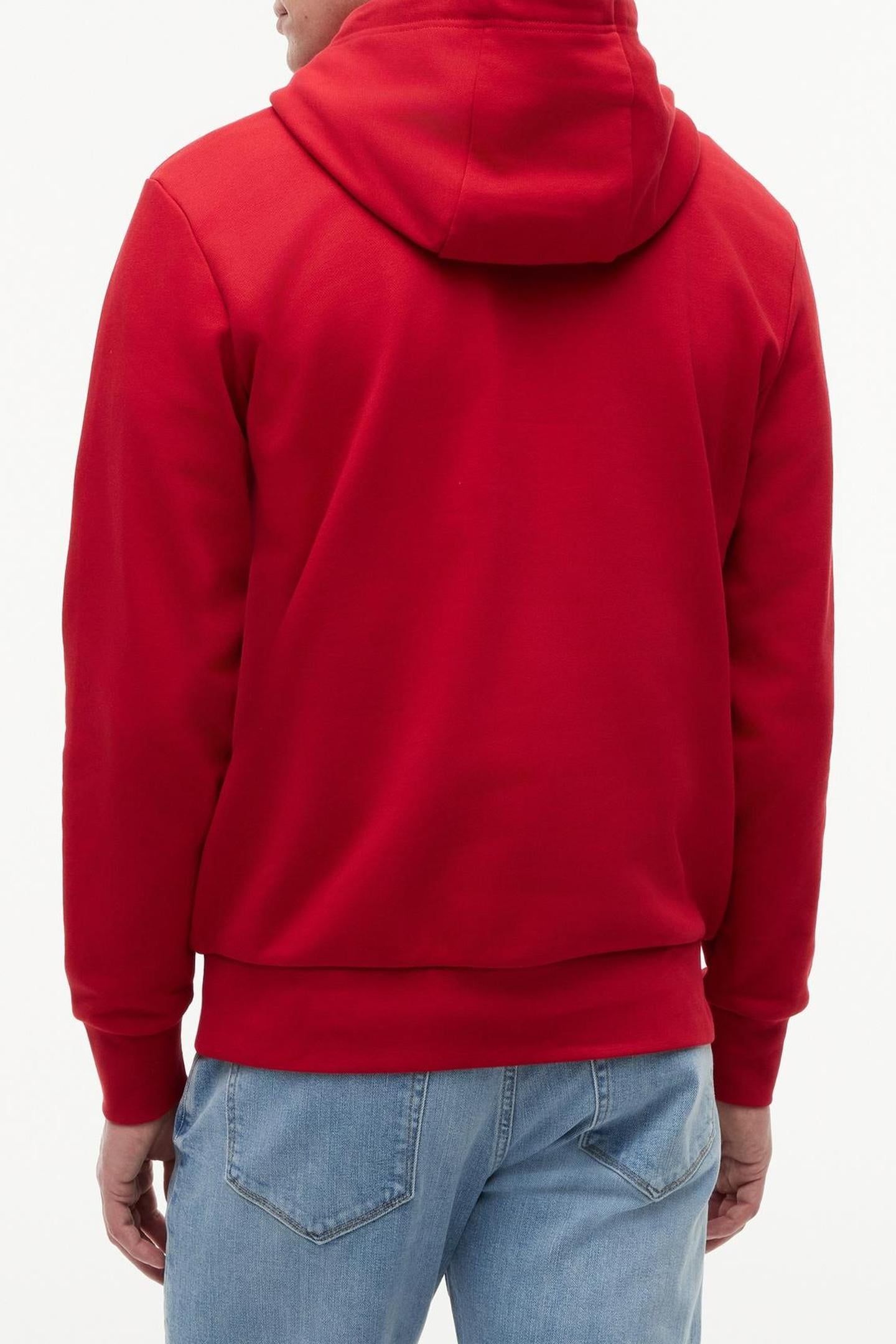 SCRIPT FLAG HOODIE MEDIUM RED 2
