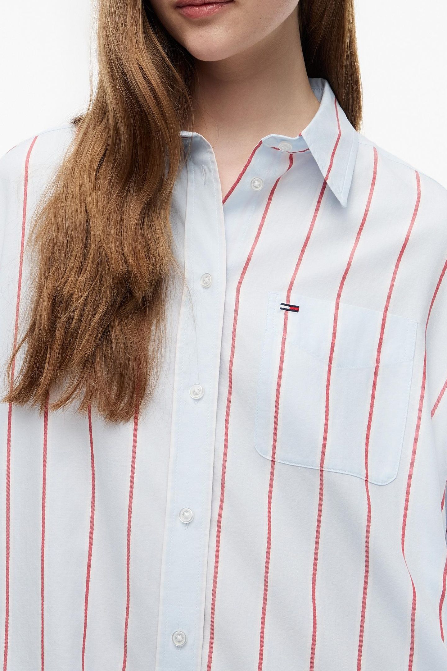 OVERSIZED SHIRT DRESS KINGLY BLUE/MULTI STRIPE 4