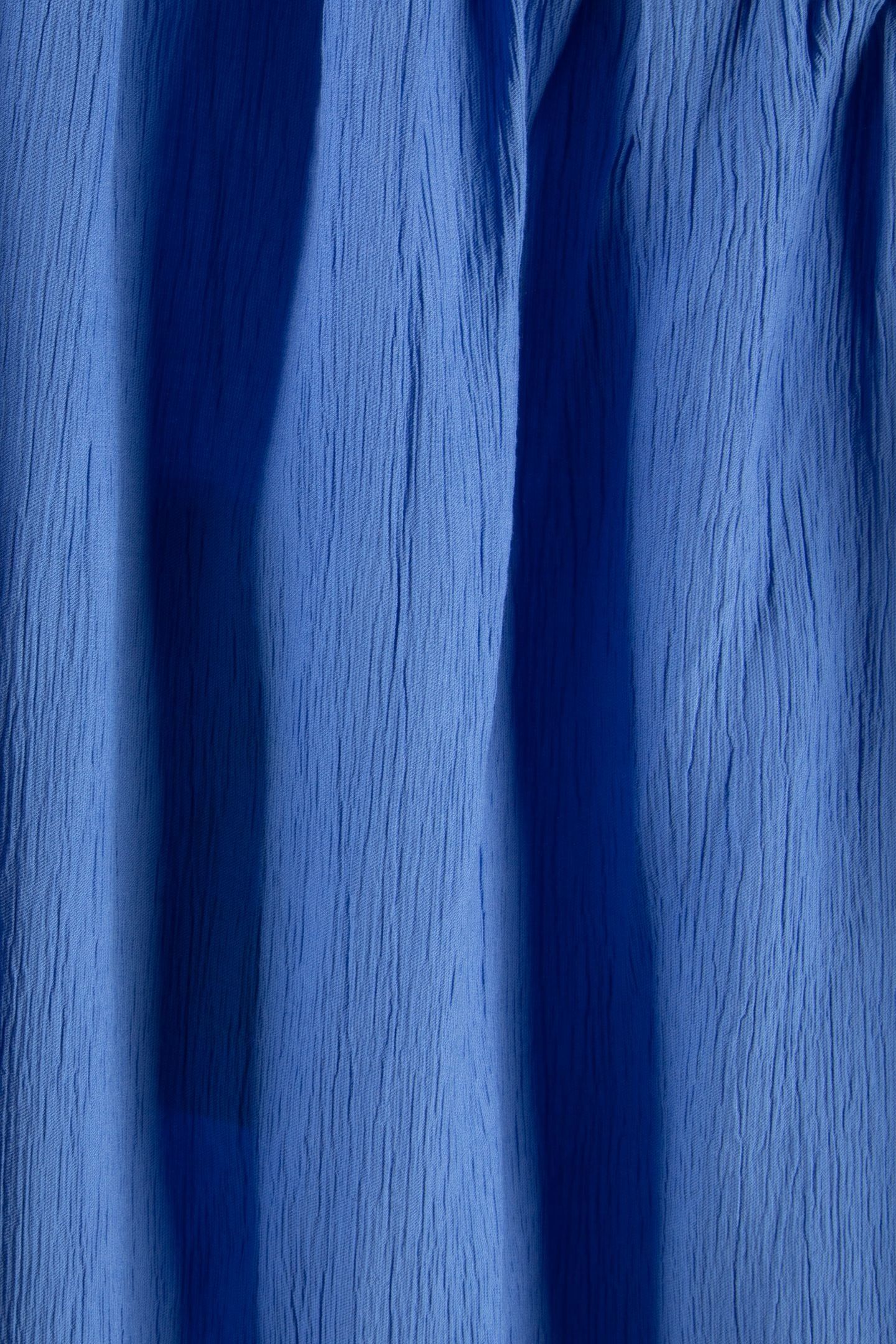 MAIA CRINKLED ECOVERO DRESS BLUE 4