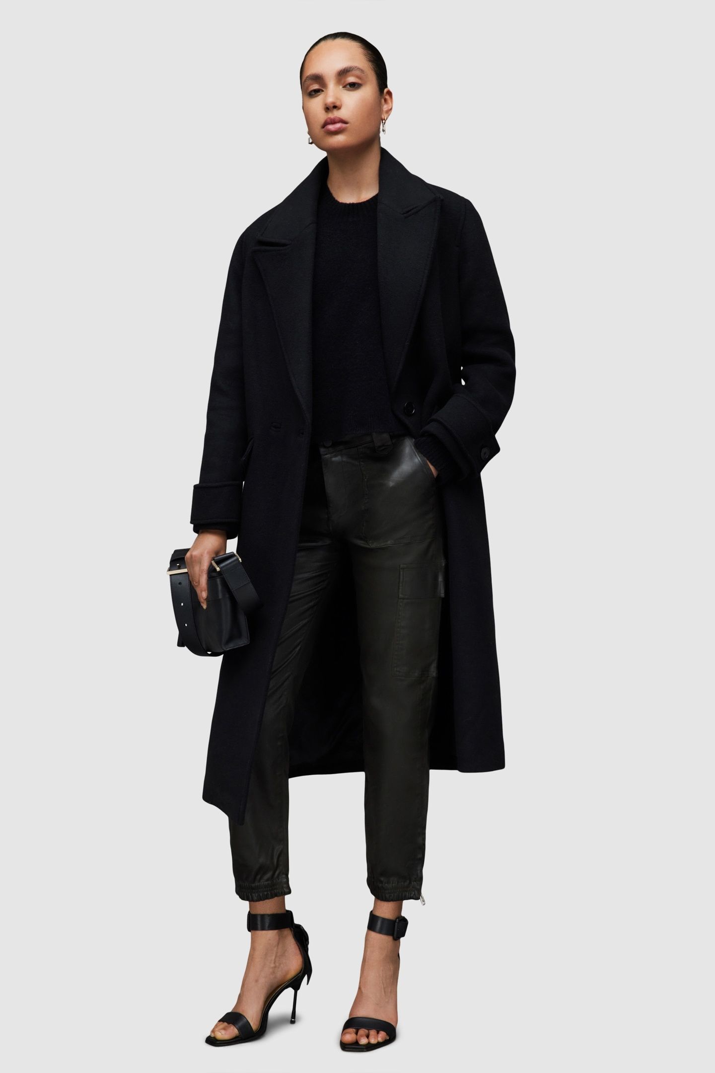 NOLA COATED TROUSER DARK OLIVE 3