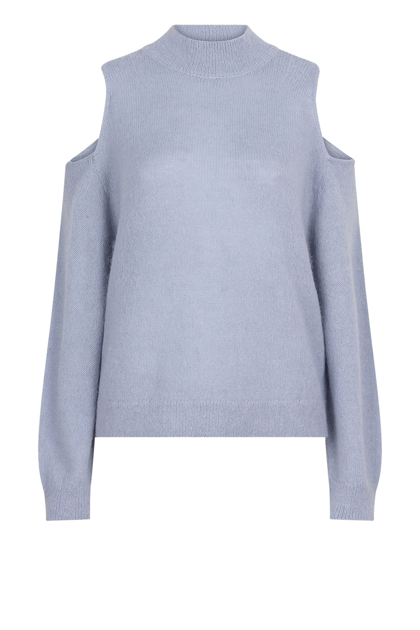 AVIEL OPEN SHOULDER SWEATER ICED BLUE 3