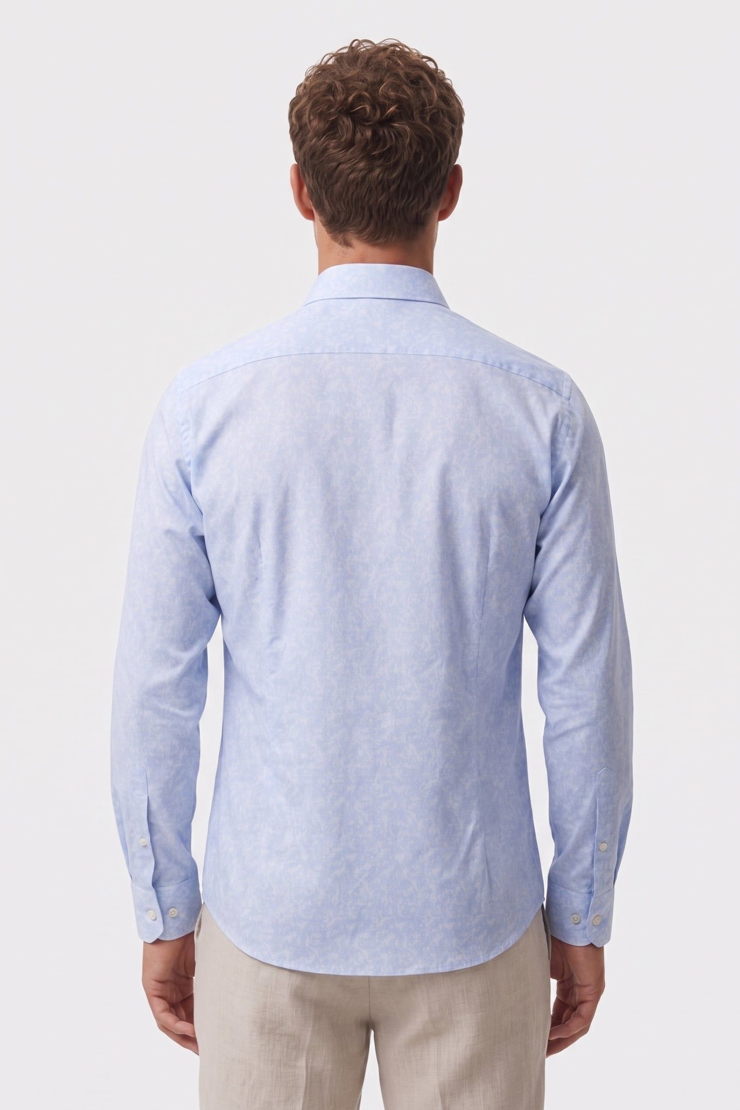 SLIM PERFORMANCE STRAIGHT SHIRT BLUE 2