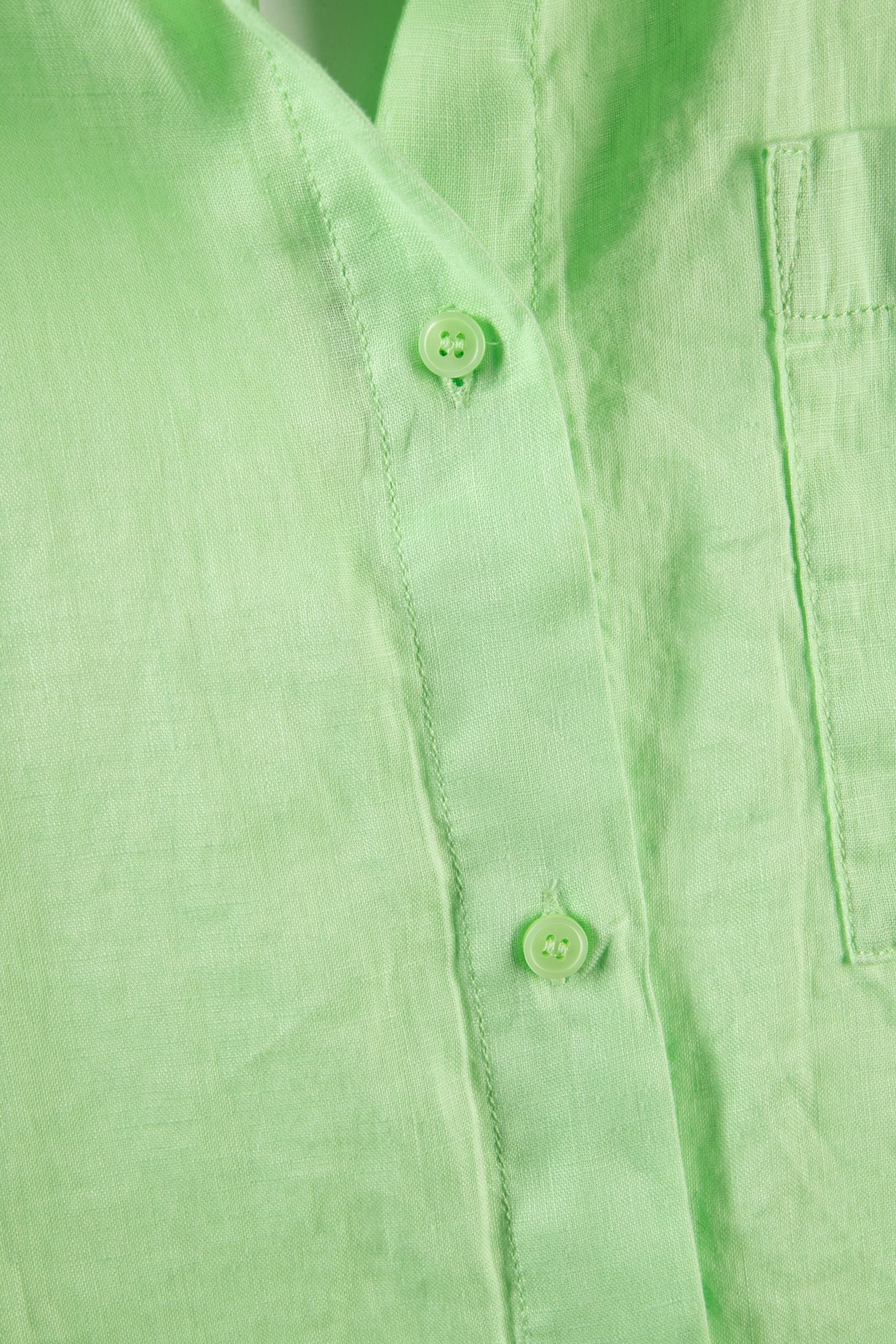 LEONEN RESORT LINEN SHIRT GREEN 4